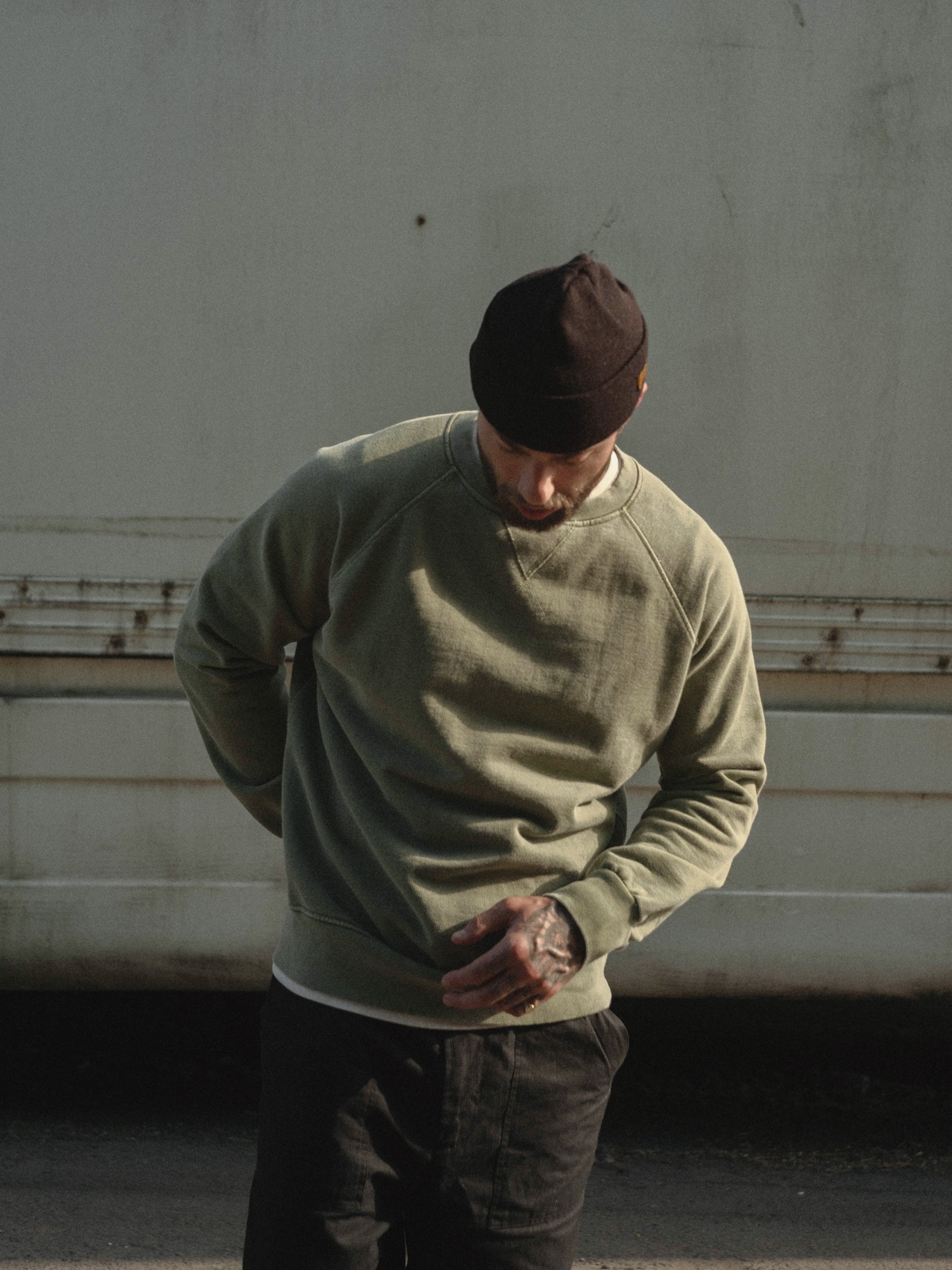 English Sweatshirt - Green Tropic