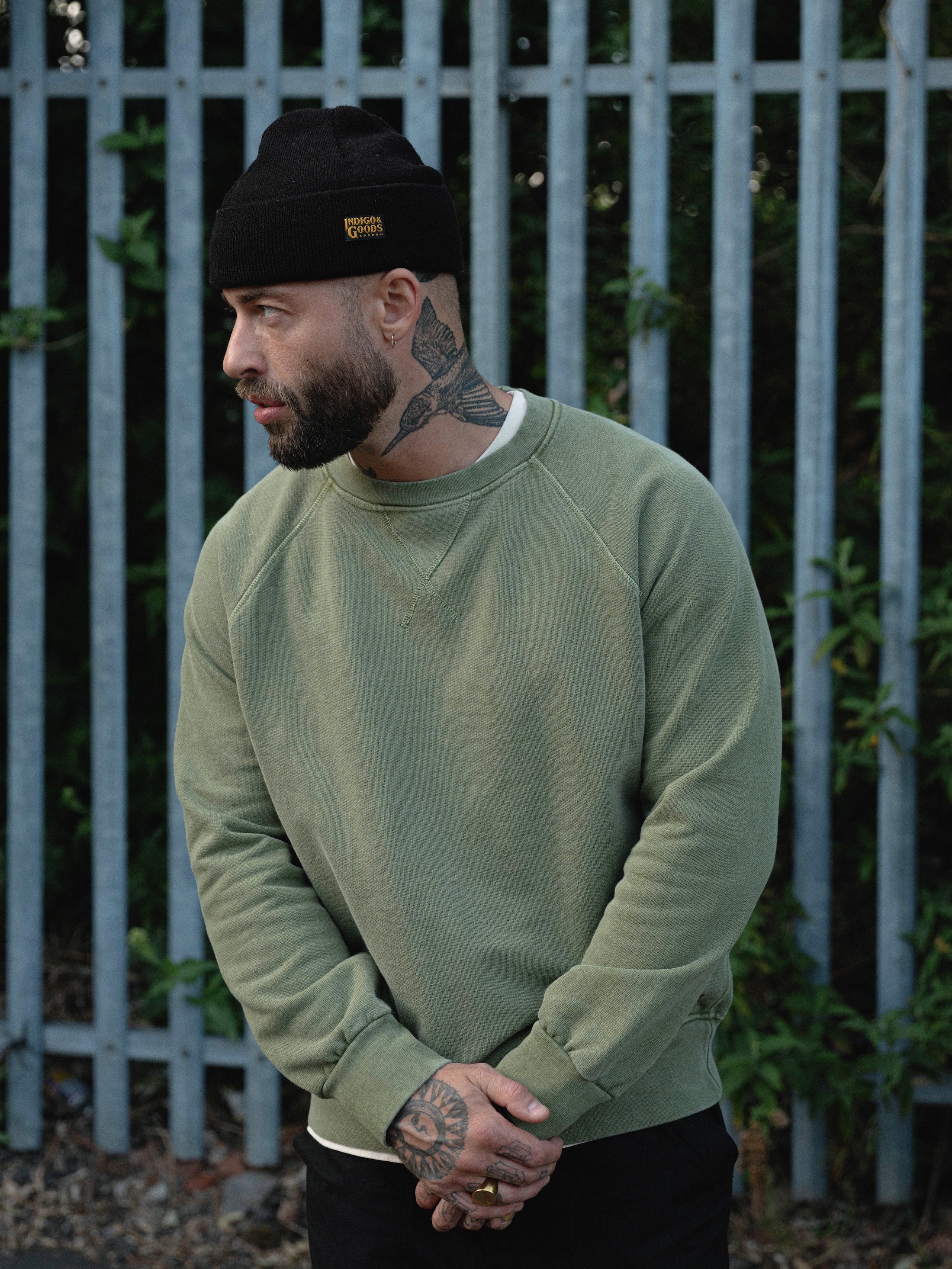 English Sweatshirt - Green Tropic