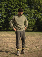 English Sweatshirt - Green Tropic