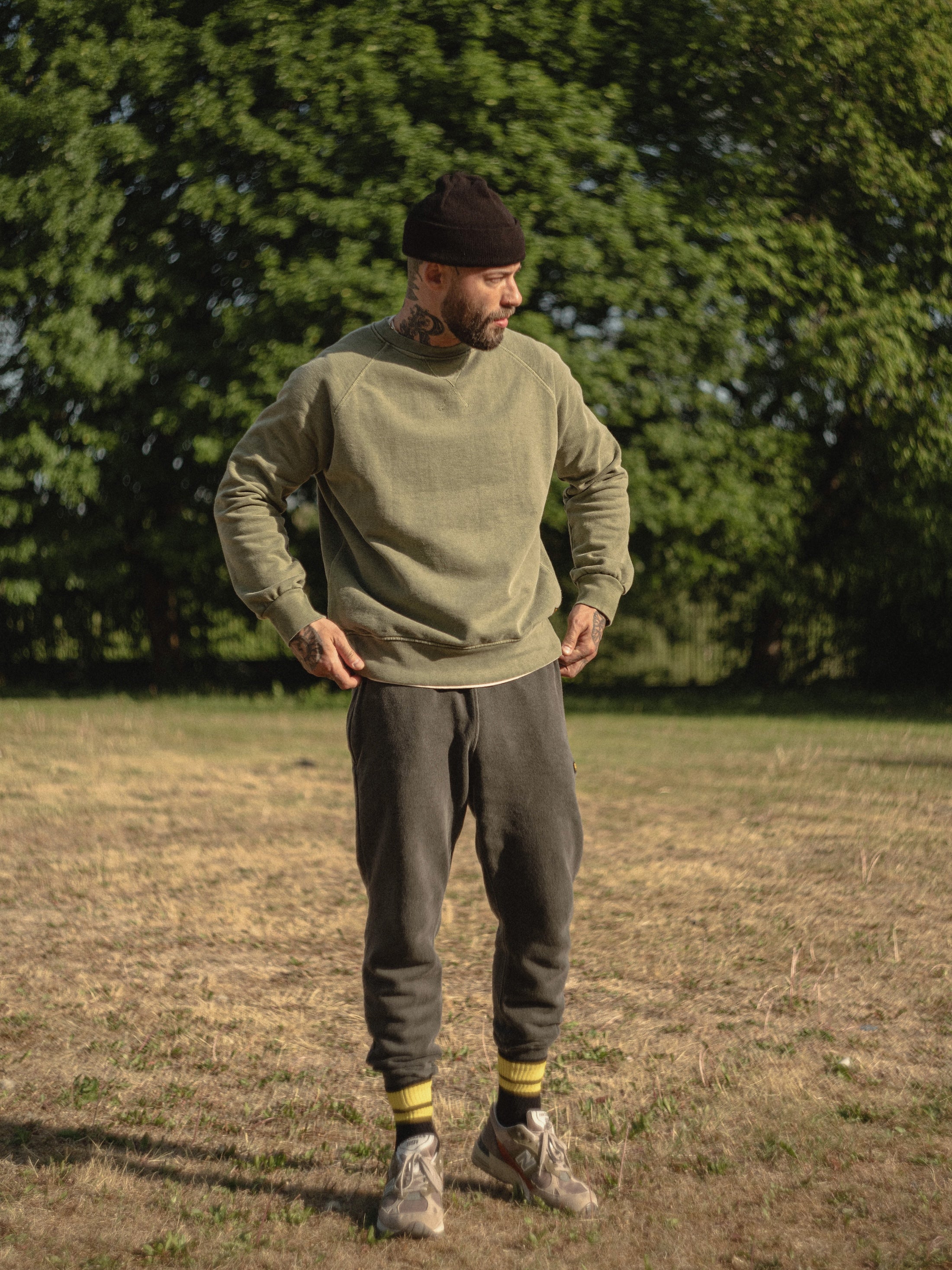 English Sweatshirt - Green Tropic