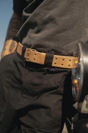 LIFETIME LEATHER BELT - OAK BARK TANNED