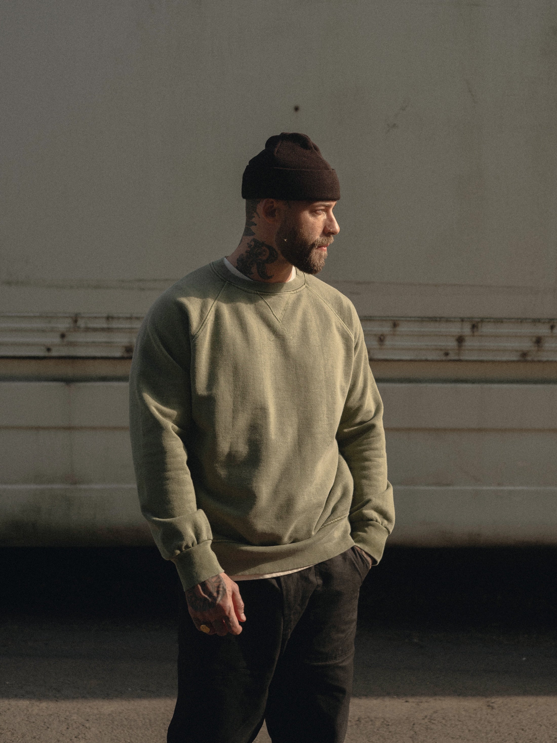 English Sweatshirt - Green Tropic