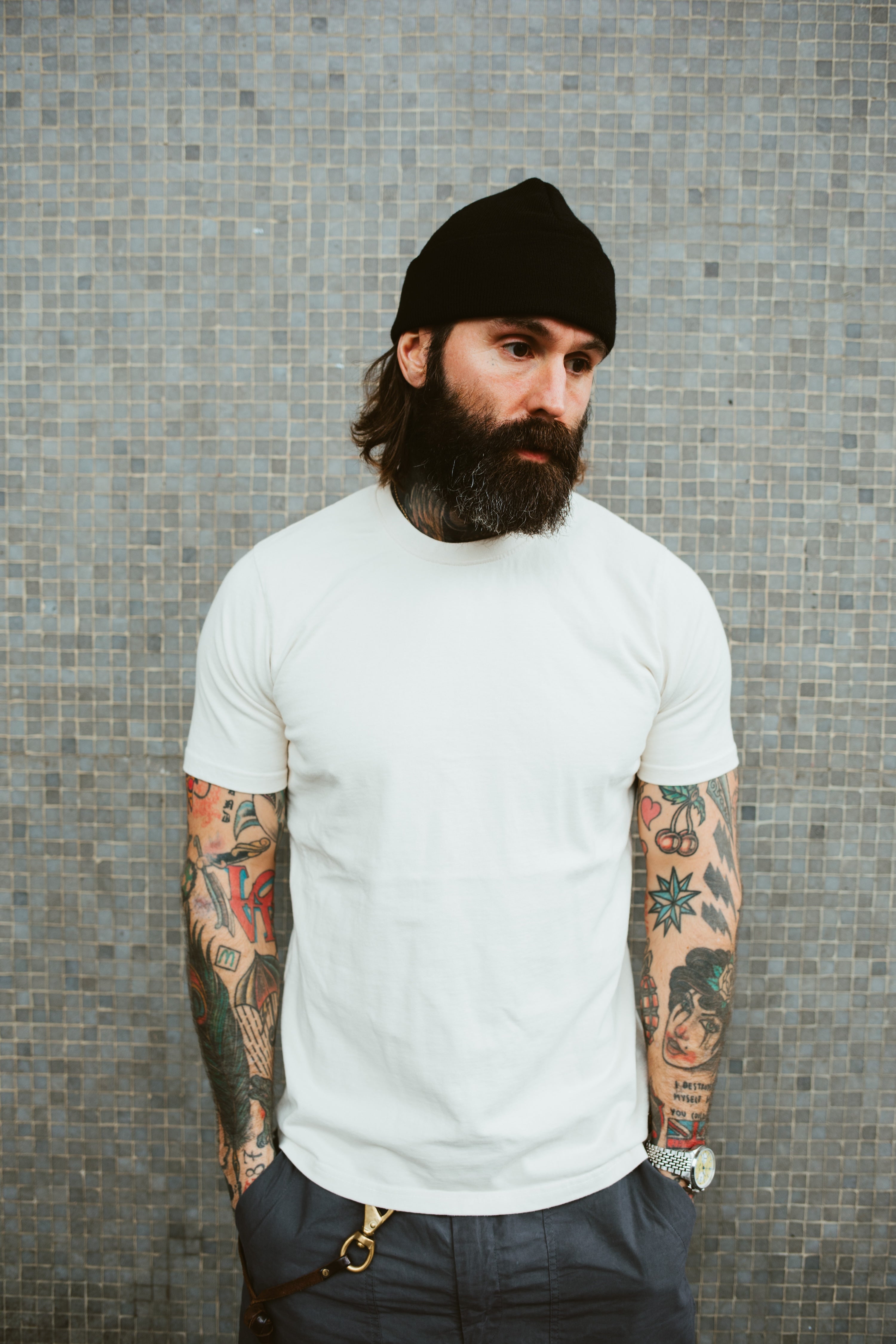 Double Weight Tee - Vintage White