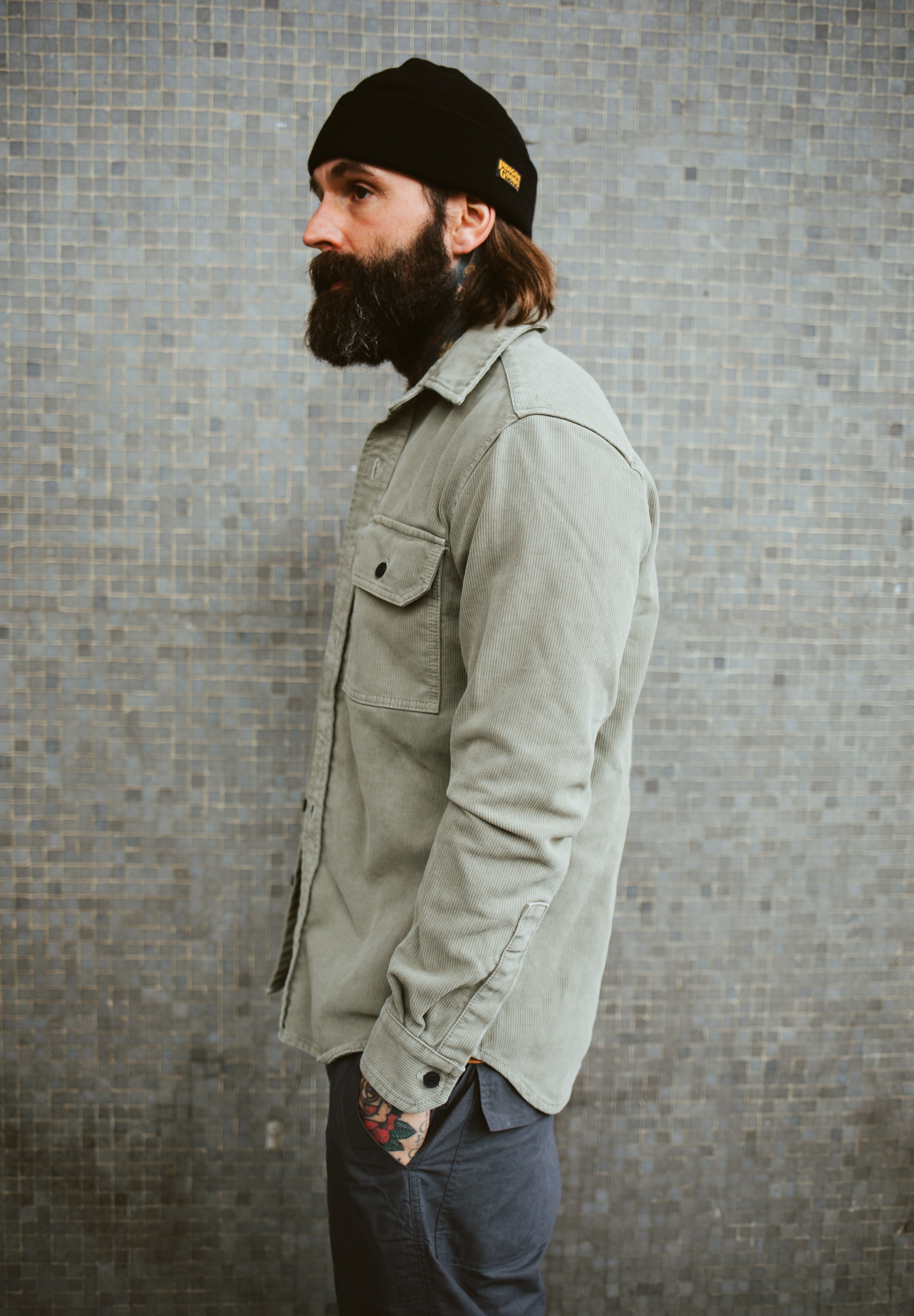 Assault Overshirt- Vintage Dye Putty