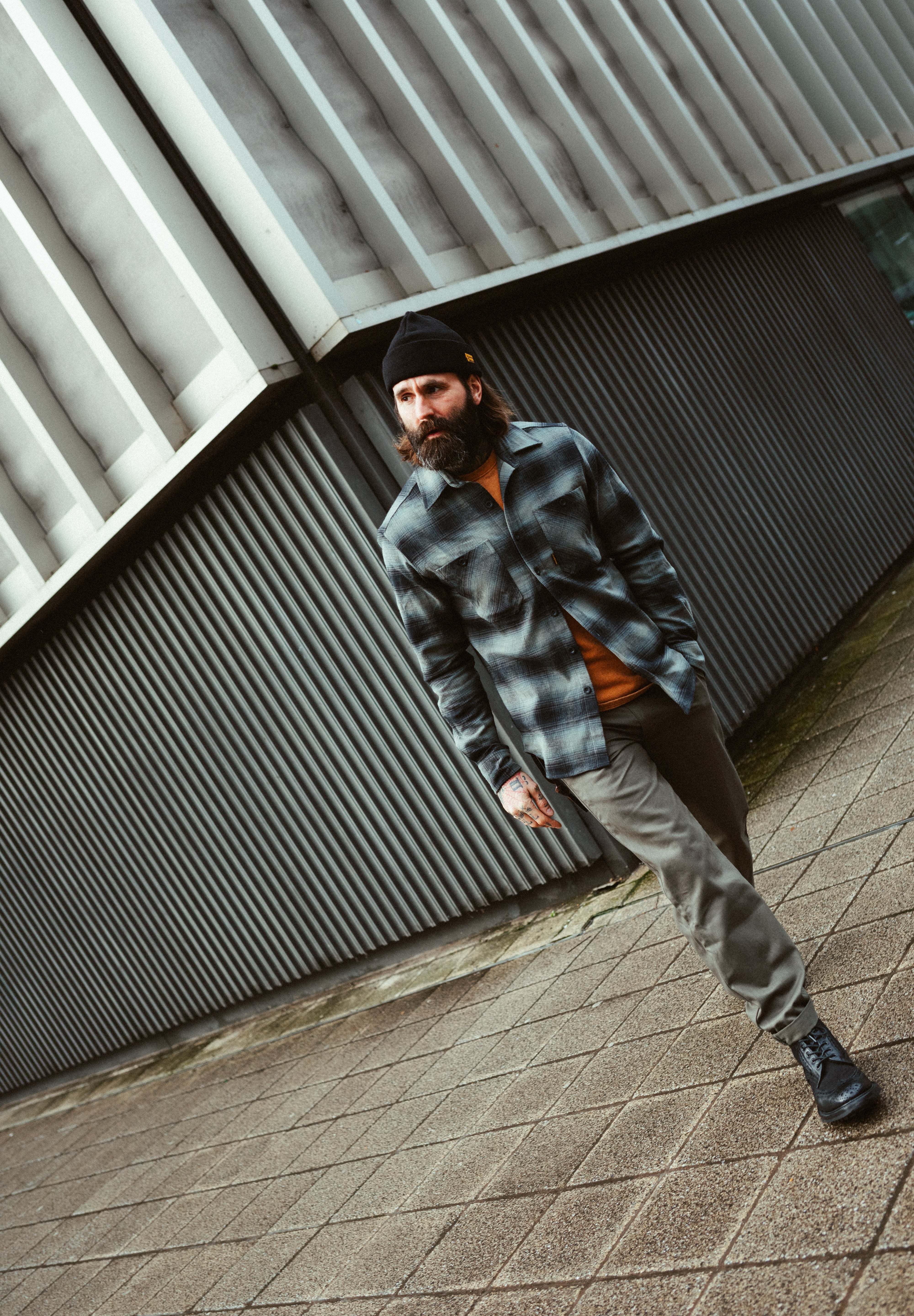 Bronson Shirt- Green Flannel Check