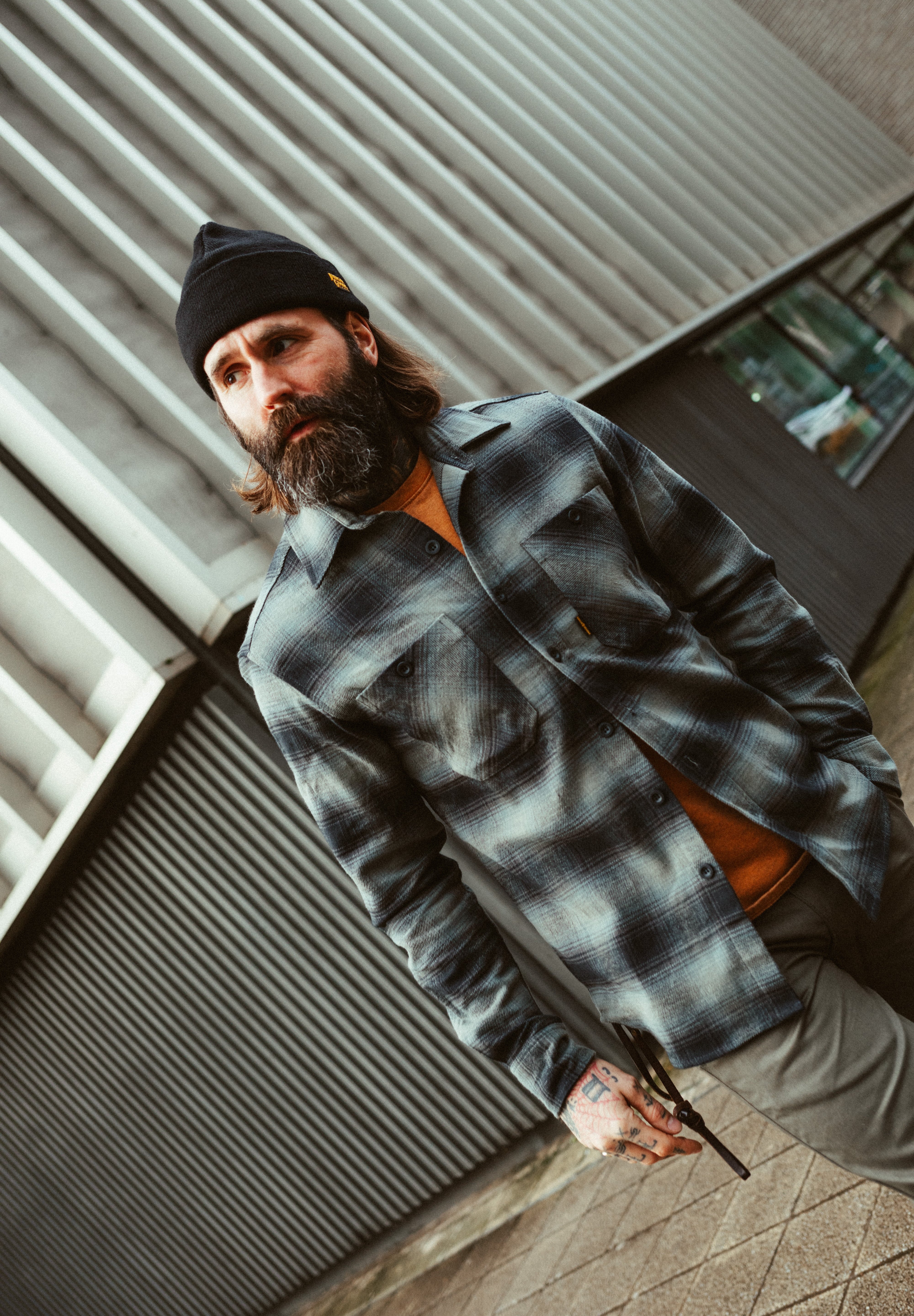 Bronson Shirt- Green Flannel Check