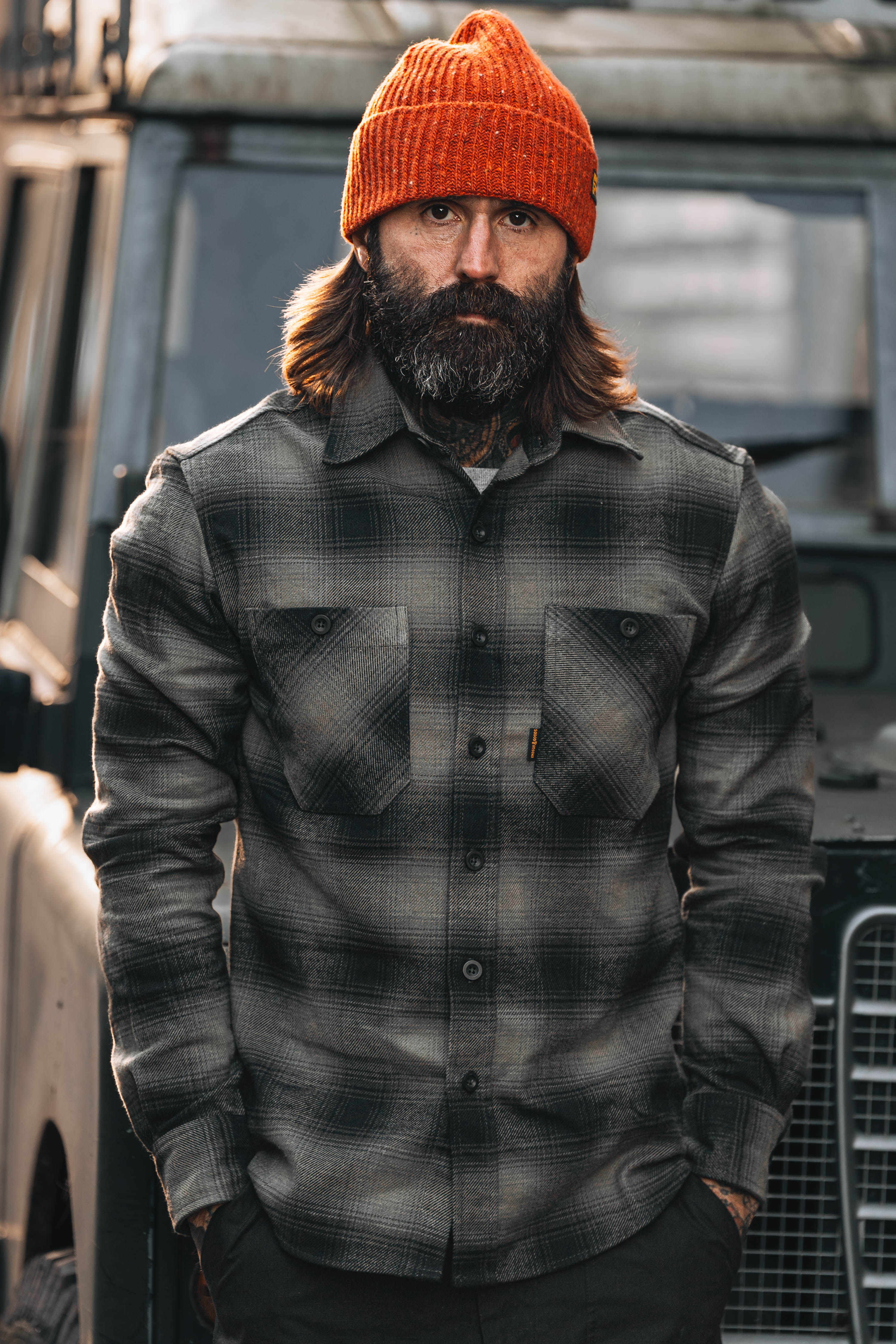 Bronson Shirt- Green Flannel Check – Indigo and Goods