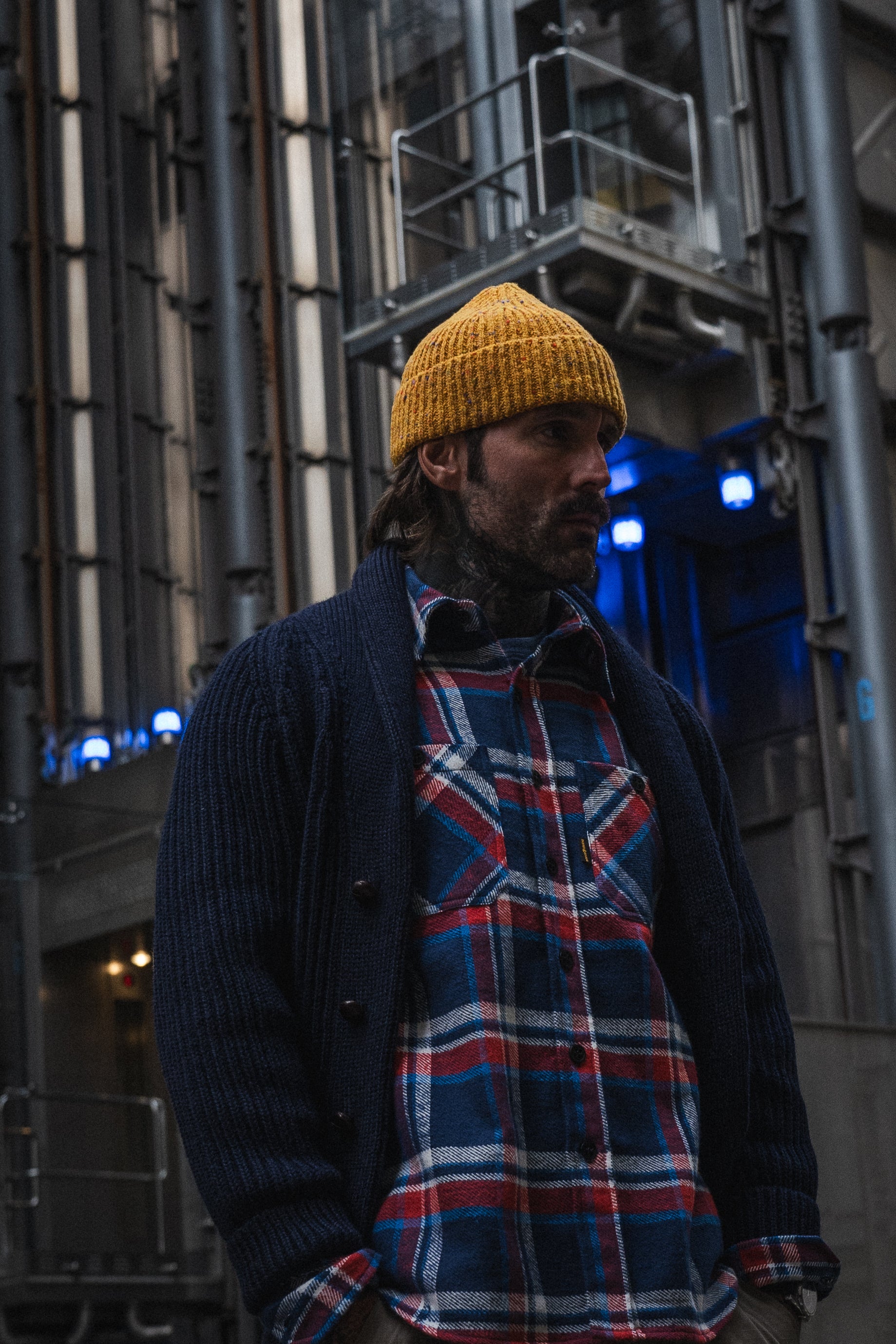 Bronson Shirt- Red/White Flannel Check