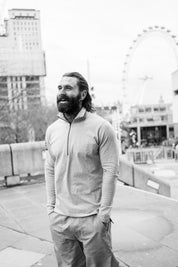 Stealth Zip Top - Grey mix