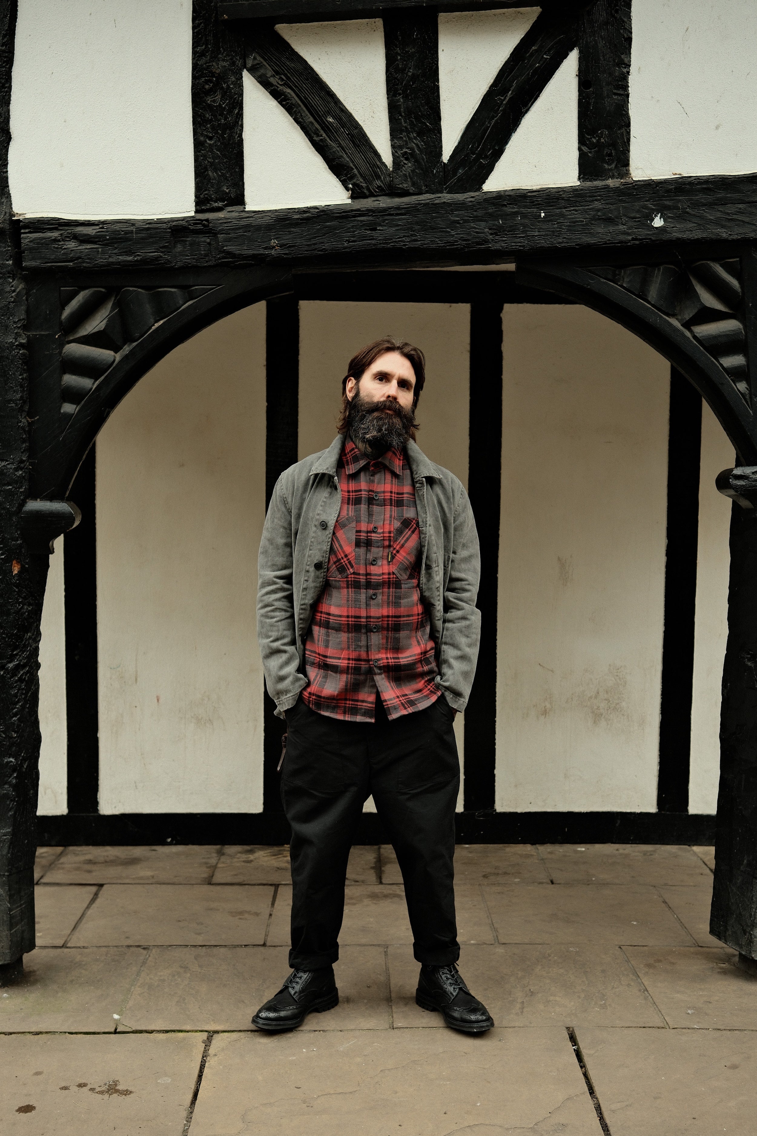 Bronson Shirt- Red Flannel Check