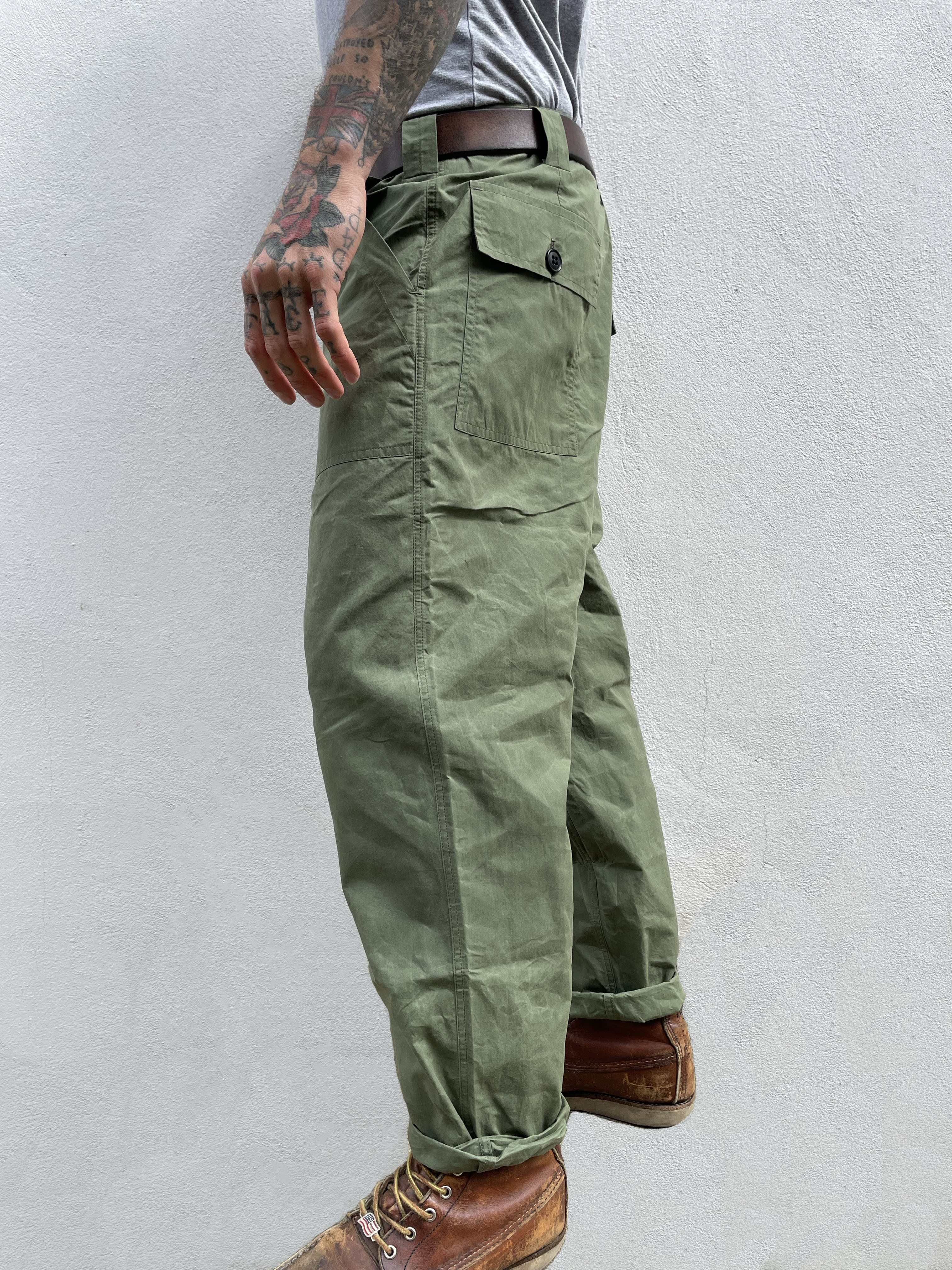 Loose Fatigue - Jungle Green Weathered Cotton