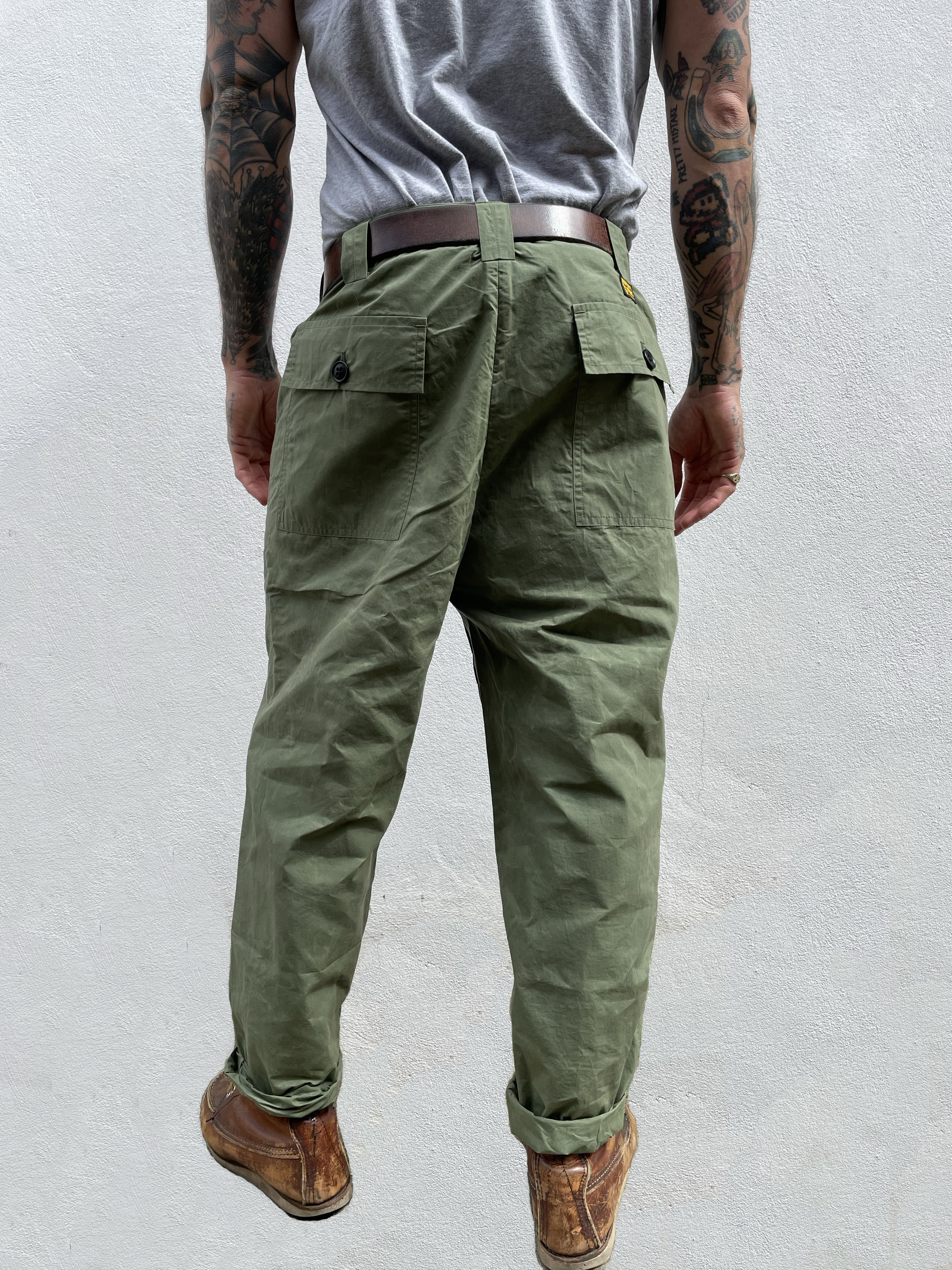 Loose Fatigue - Jungle Green Weathered Cotton