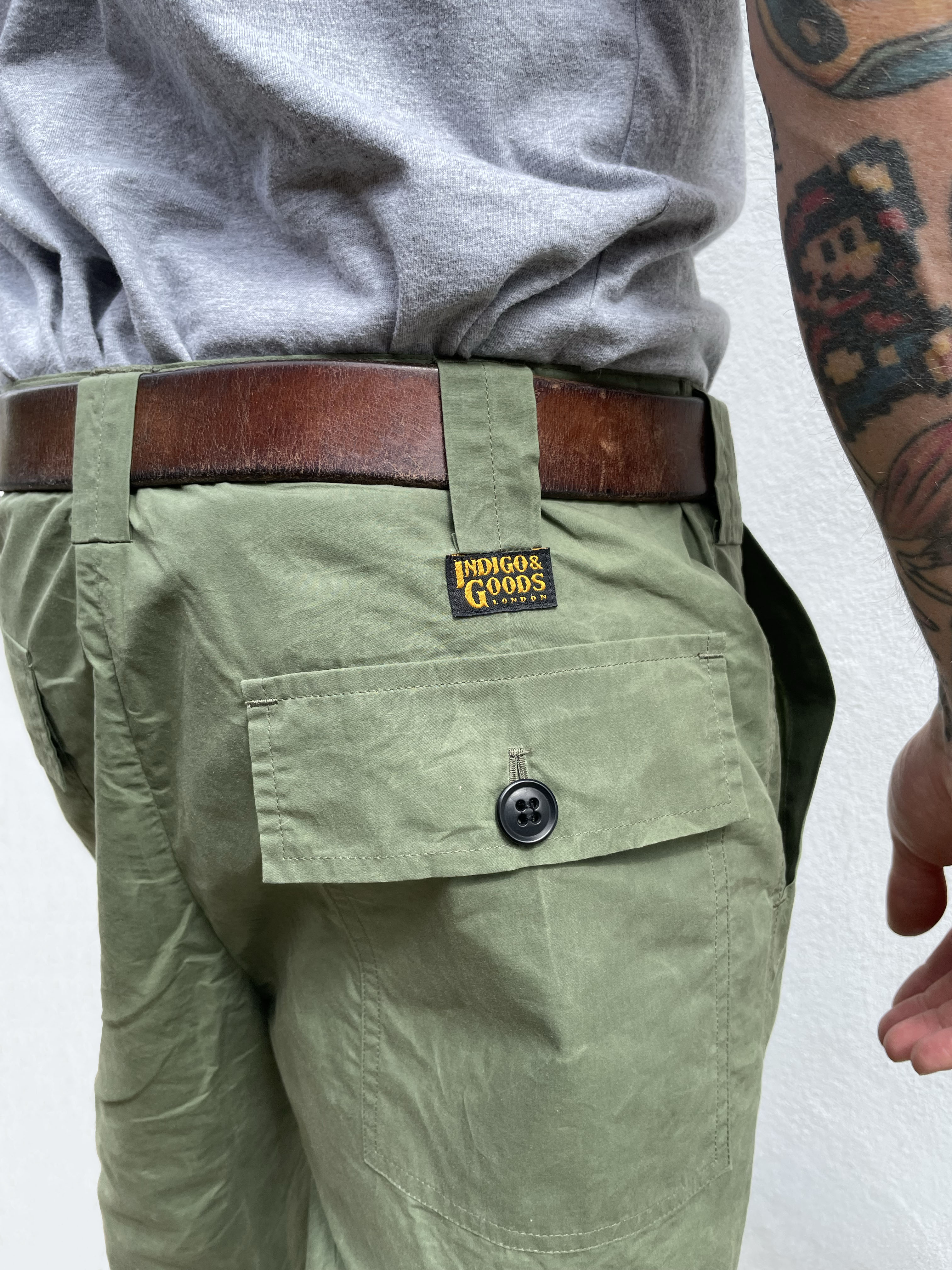 Loose Fatigue - Jungle Green Weathered Cotton