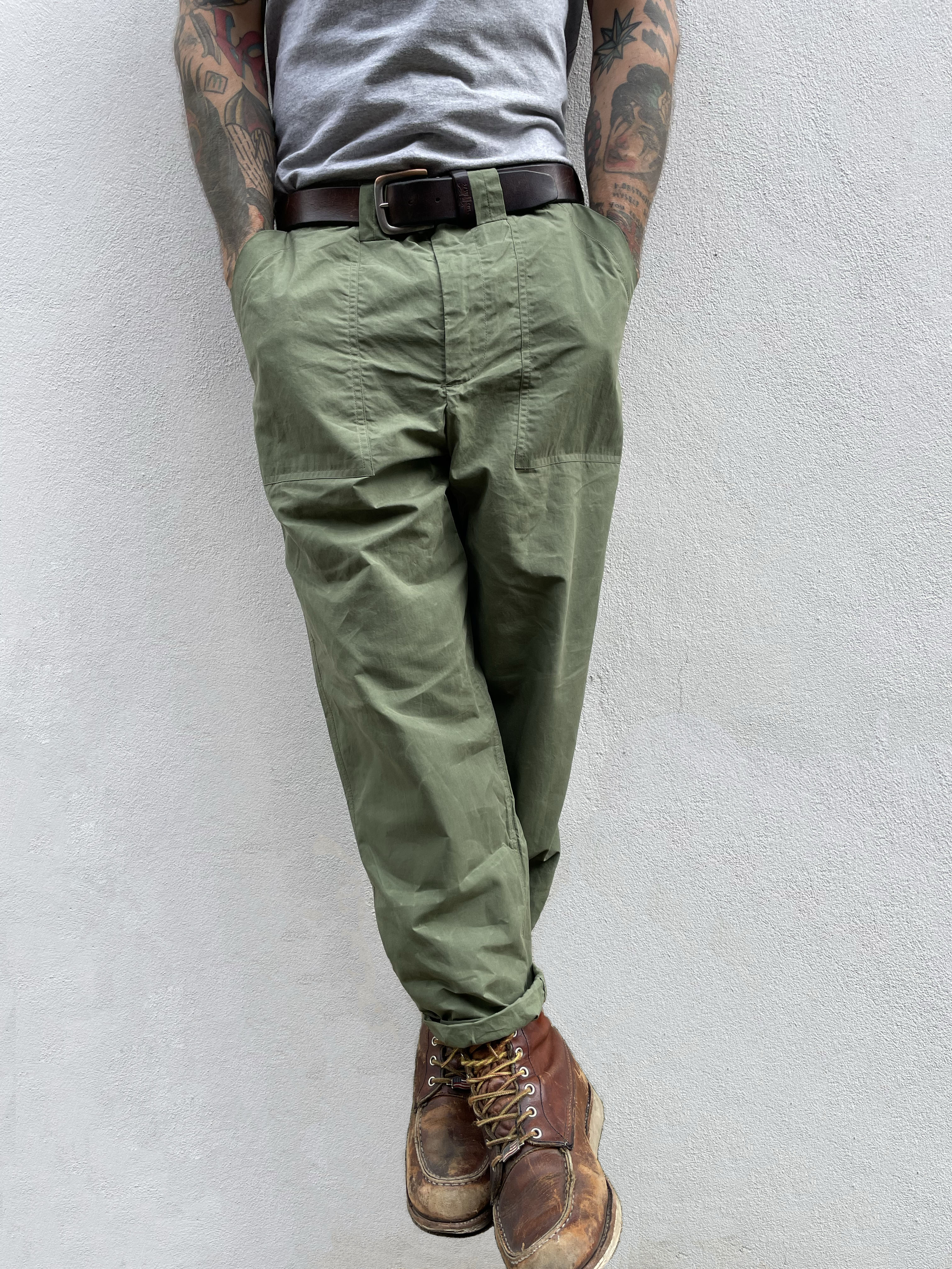 Loose Fatigue - Jungle Green Weathered Cotton