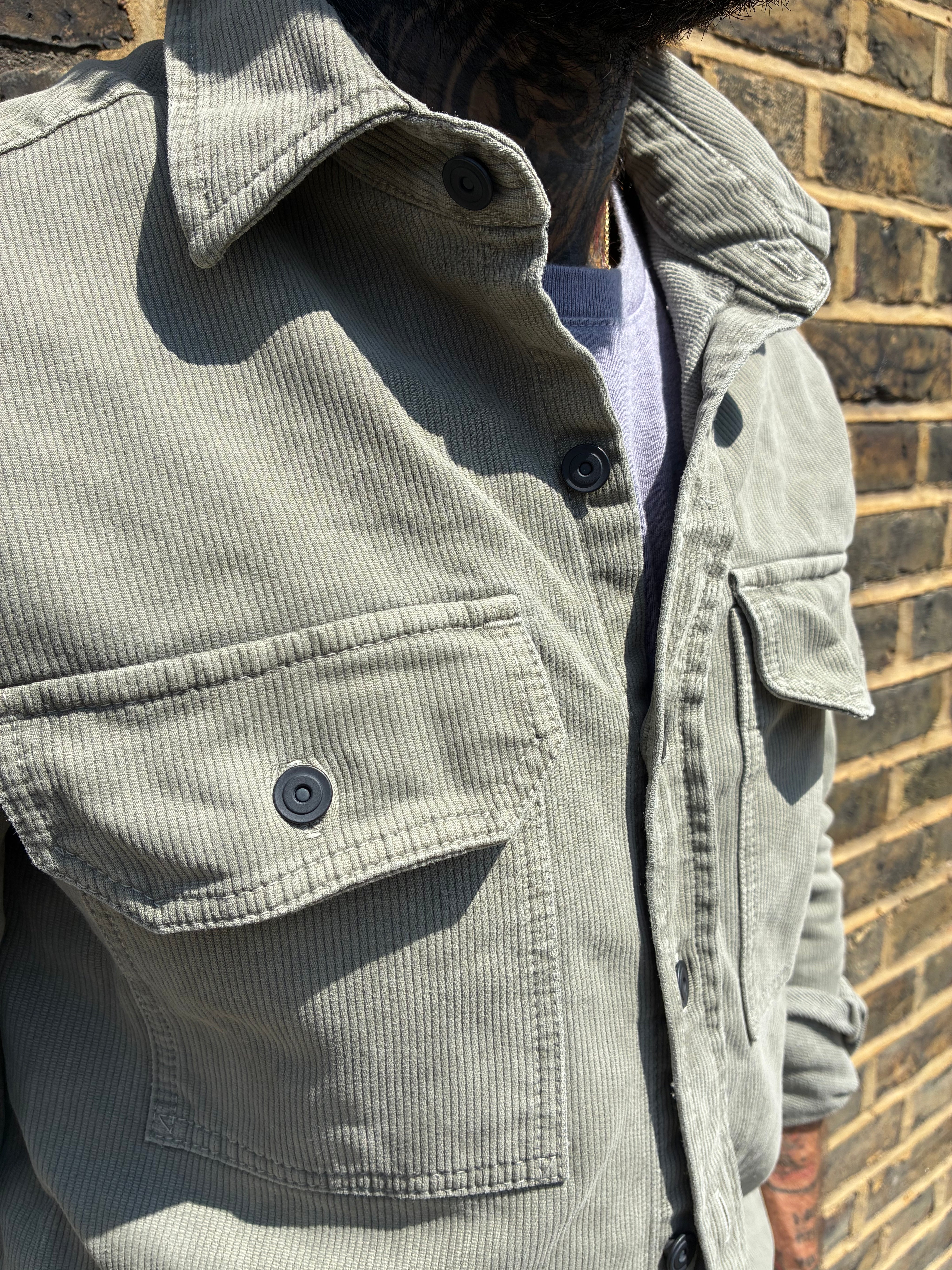 Assault Overshirt- Vintage Dye Putty