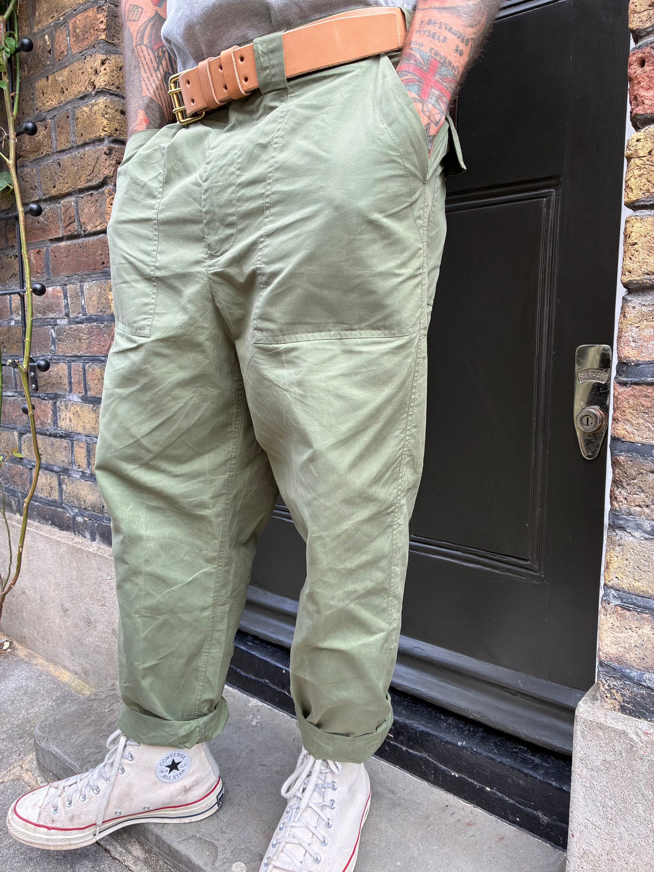 Loose Fatigue - Jungle Green Weathered Cotton