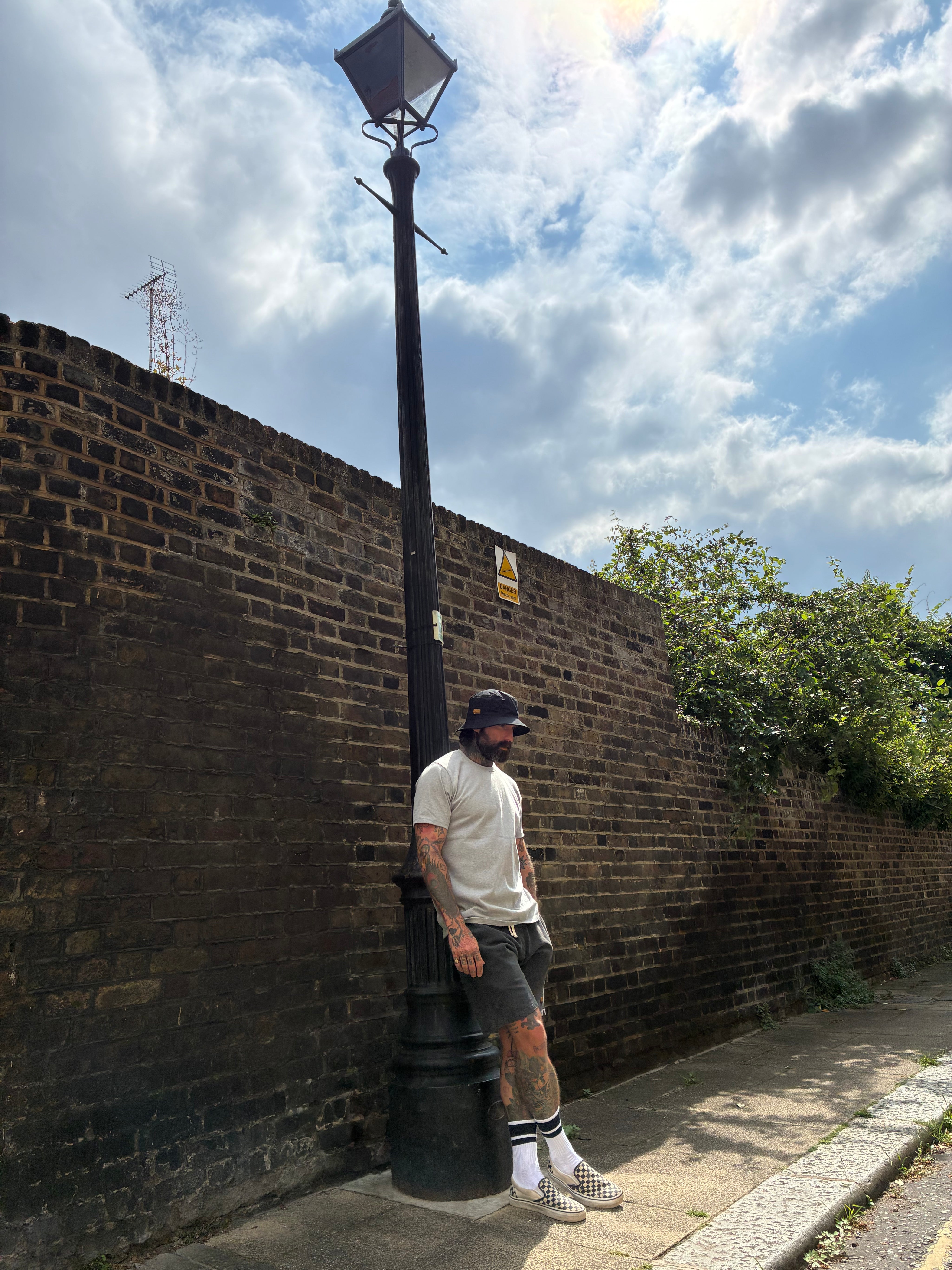 Zip Shorts - Washed Charcoal