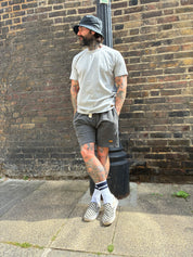 Zip Shorts - Washed Charcoal