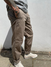 English Worker Trouser - Sand Cotton Twill
