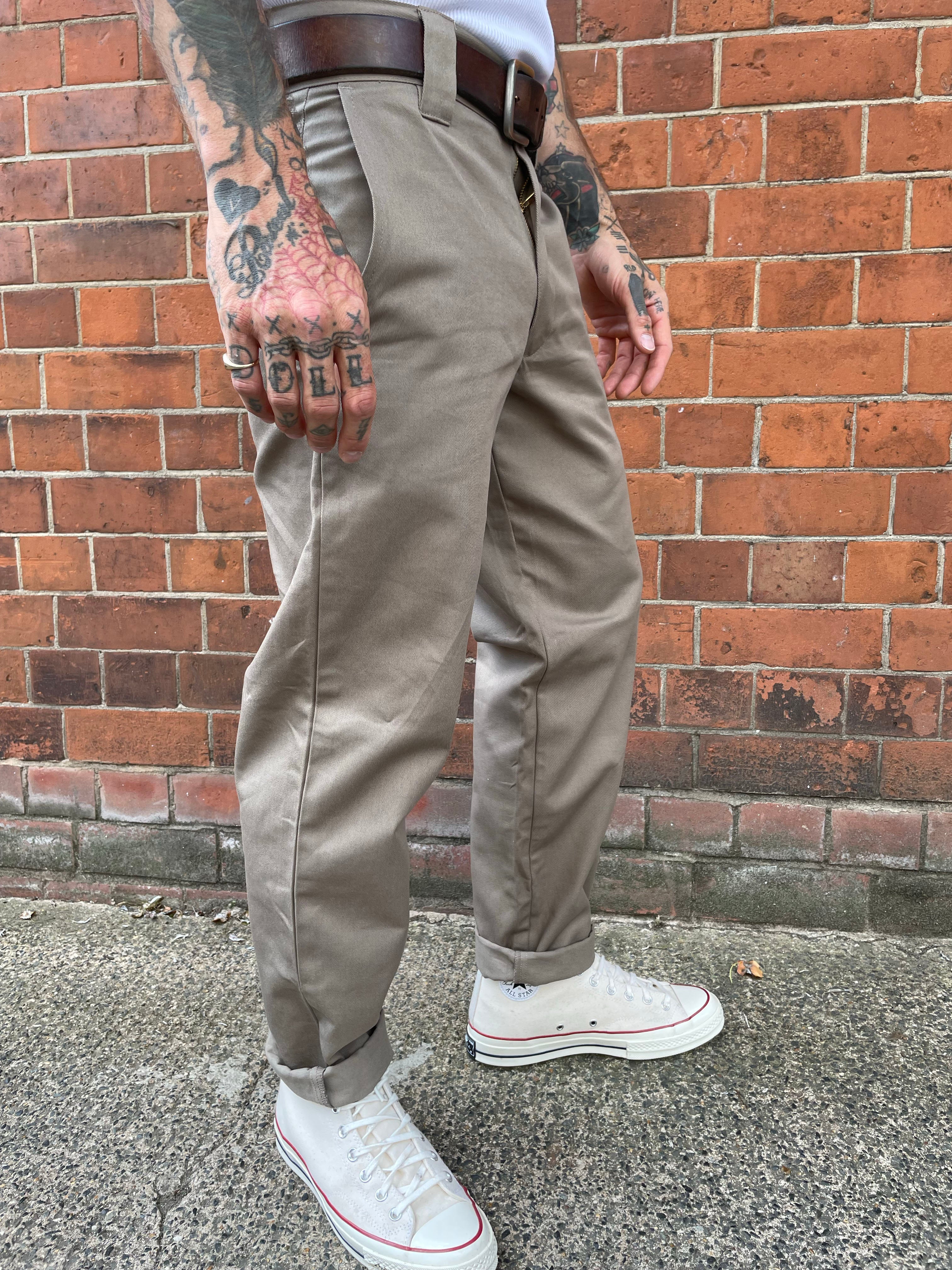 English Worker Trouser - Sand Cotton Twill