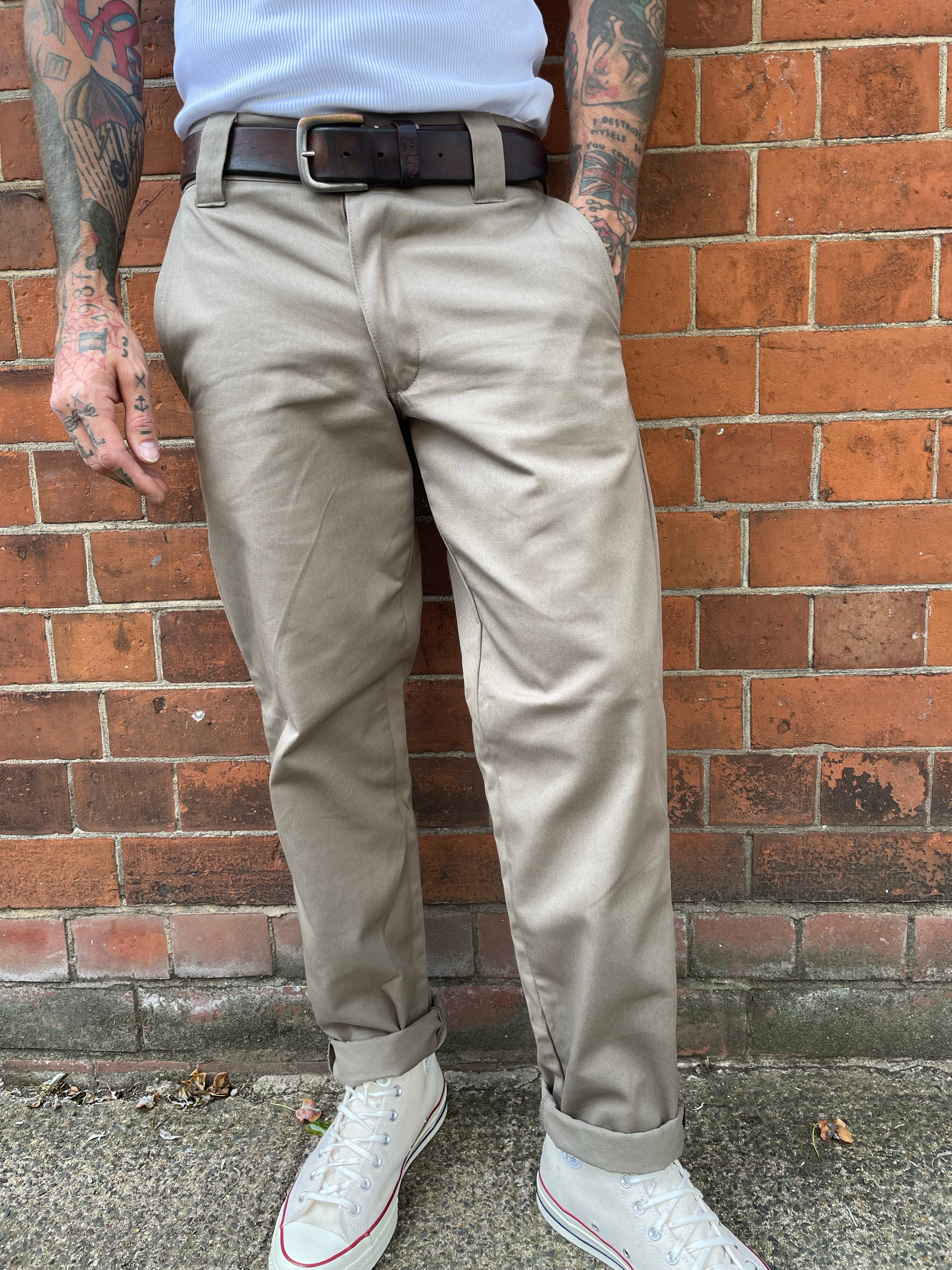 English Worker Trouser - Sand Cotton Twill