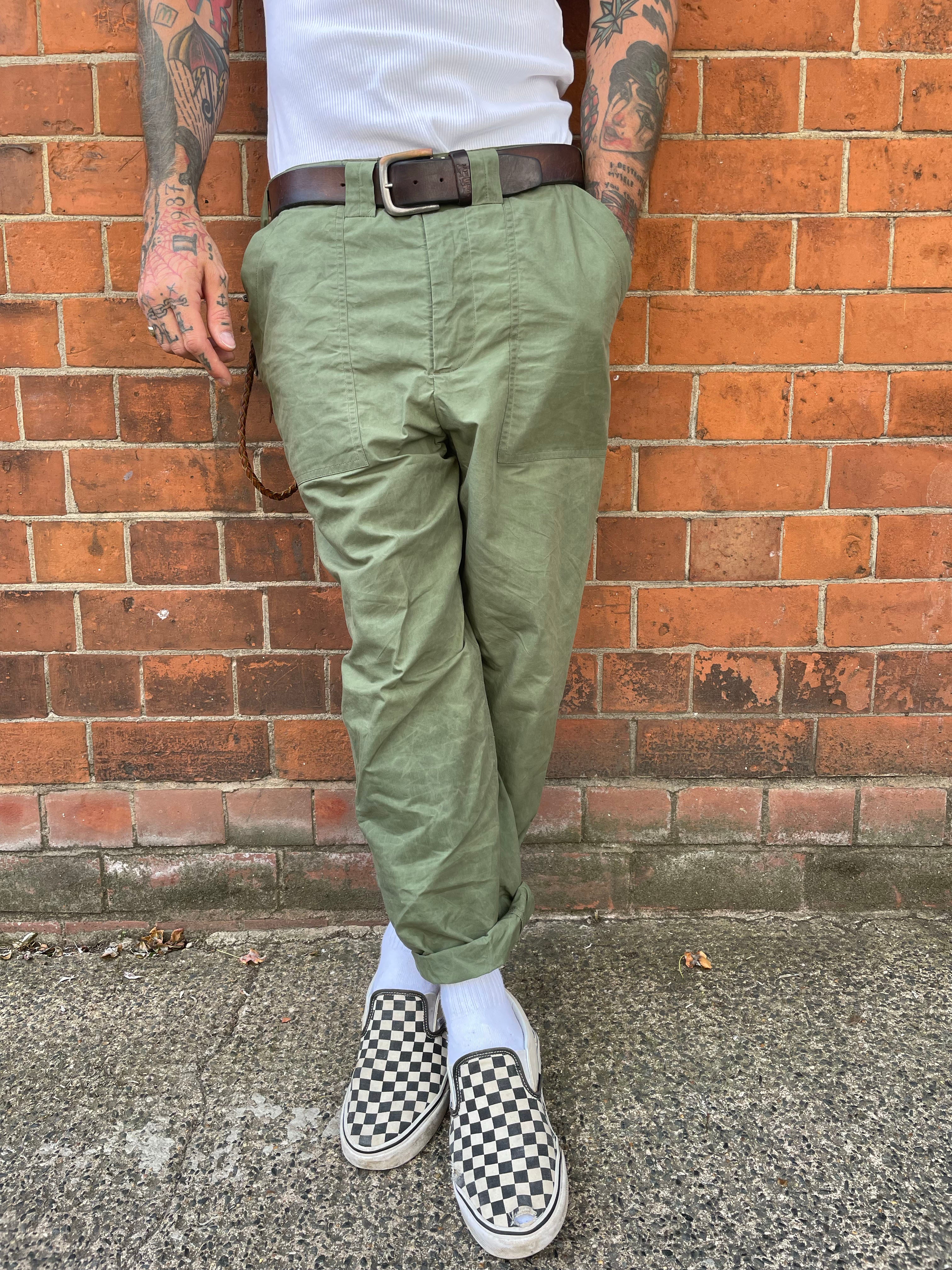 Loose Fatigue - Jungle Green Weathered Cotton