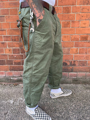 Loose Fatigue - Jungle Green Weathered Cotton