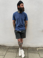 Zip Shorts - Washed Charcoal