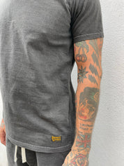 Double Weight Tee - Washed Charcoal