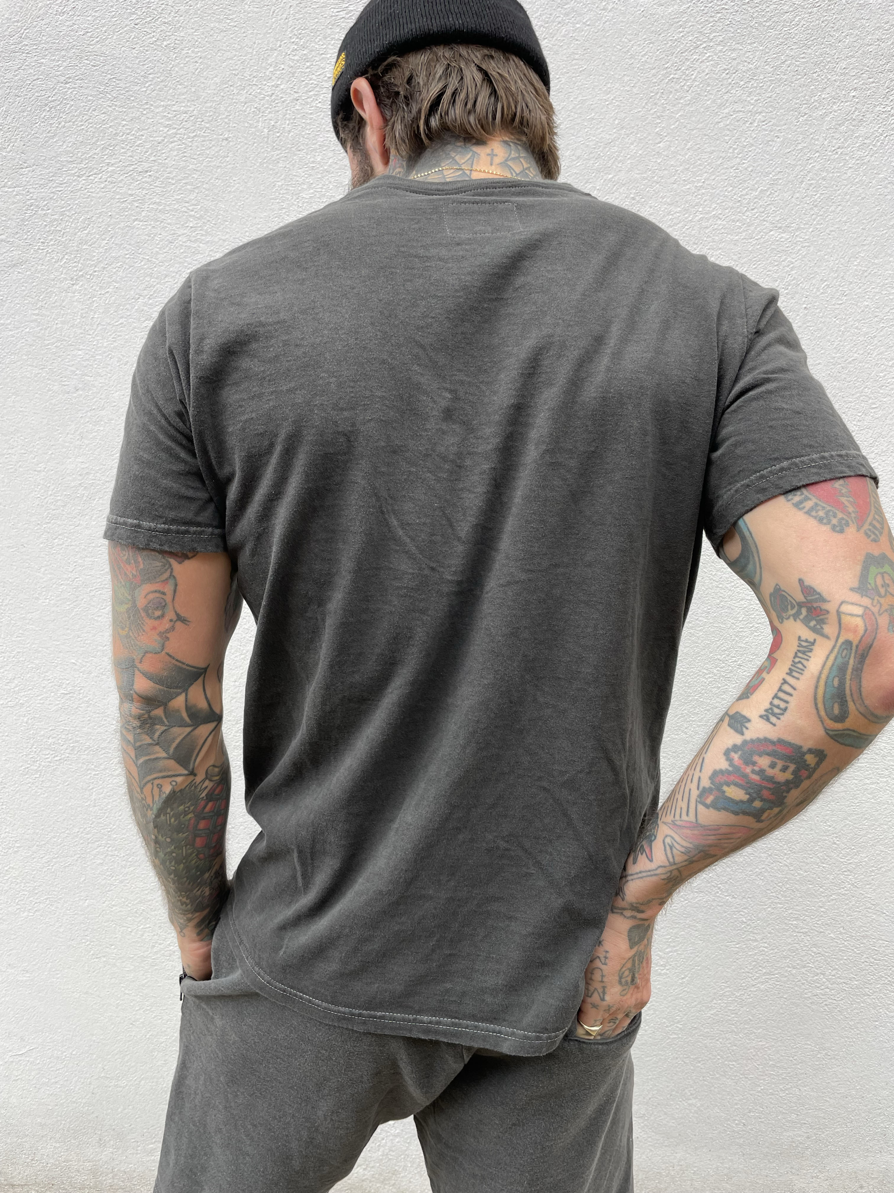 Double Weight Tee - Washed Charcoal