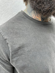 Double Weight Tee - Washed Charcoal