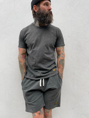 Double Weight Tee - Washed Charcoal
