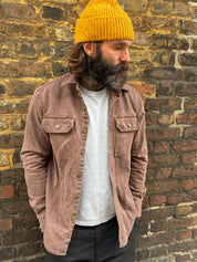 Assault Overshirt- Vintage Dye Machine Brown