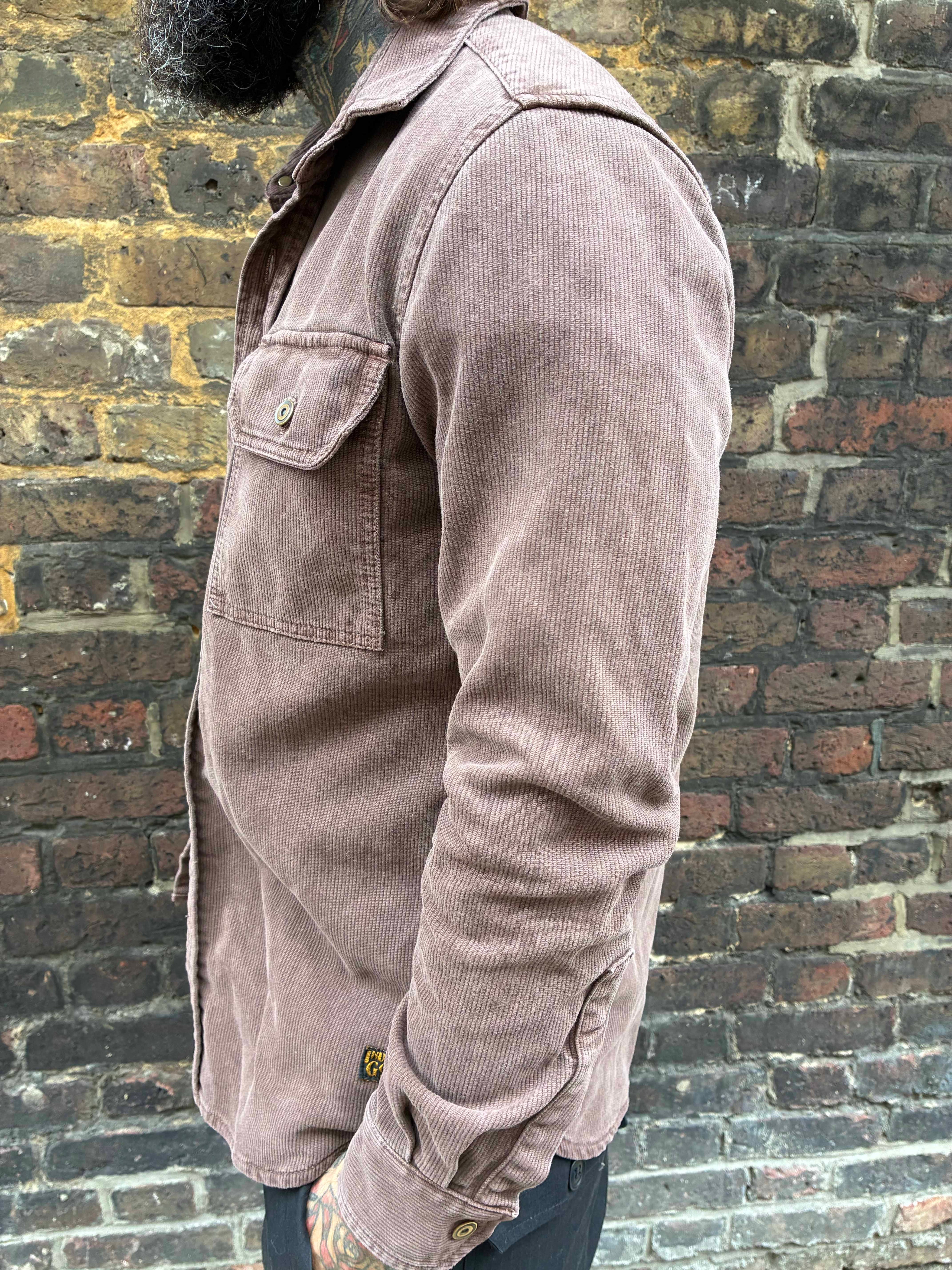 Assault Overshirt- Vintage Dye Machine Brown
