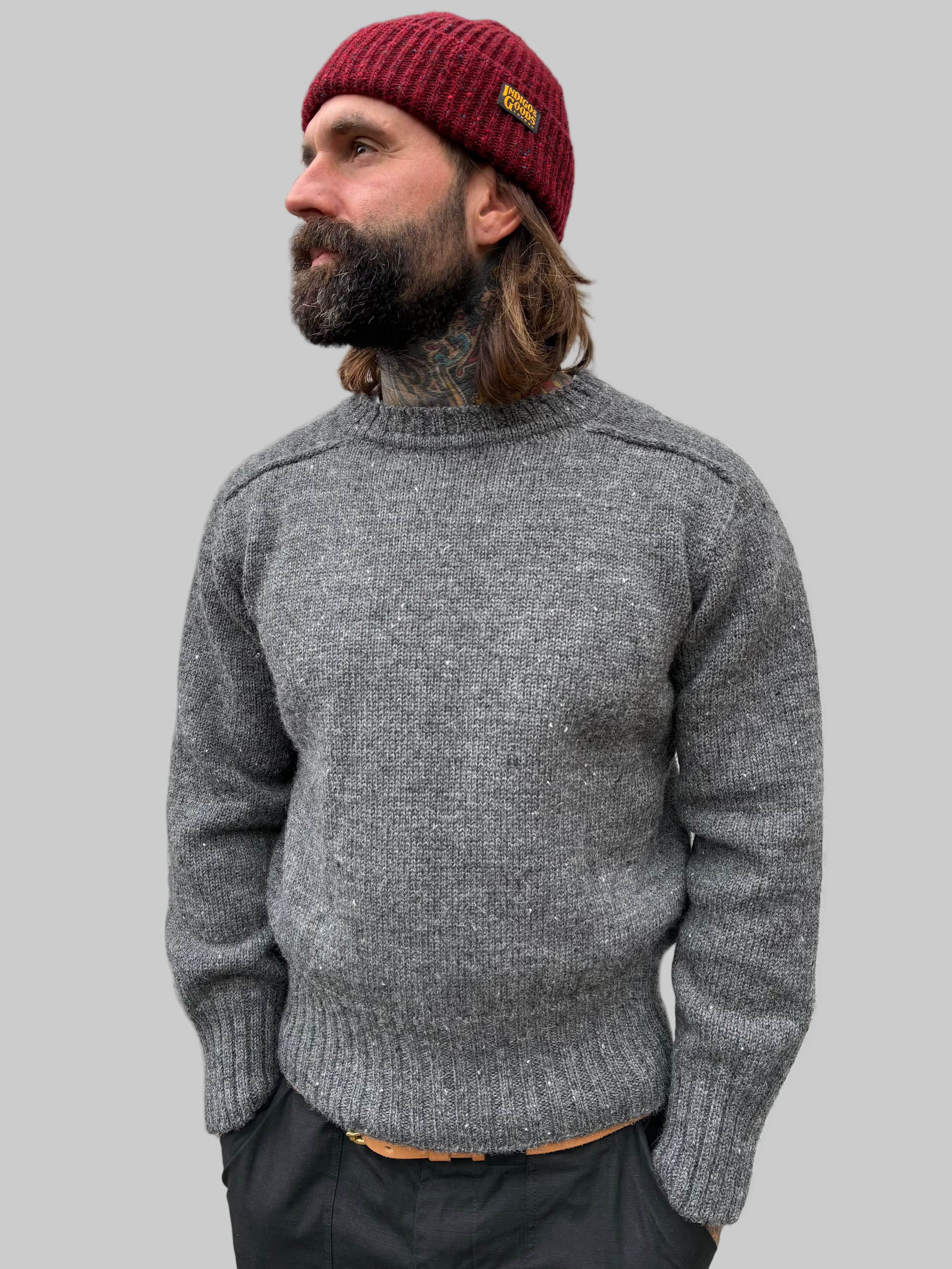 Mountain Sweater - Grey Nepp