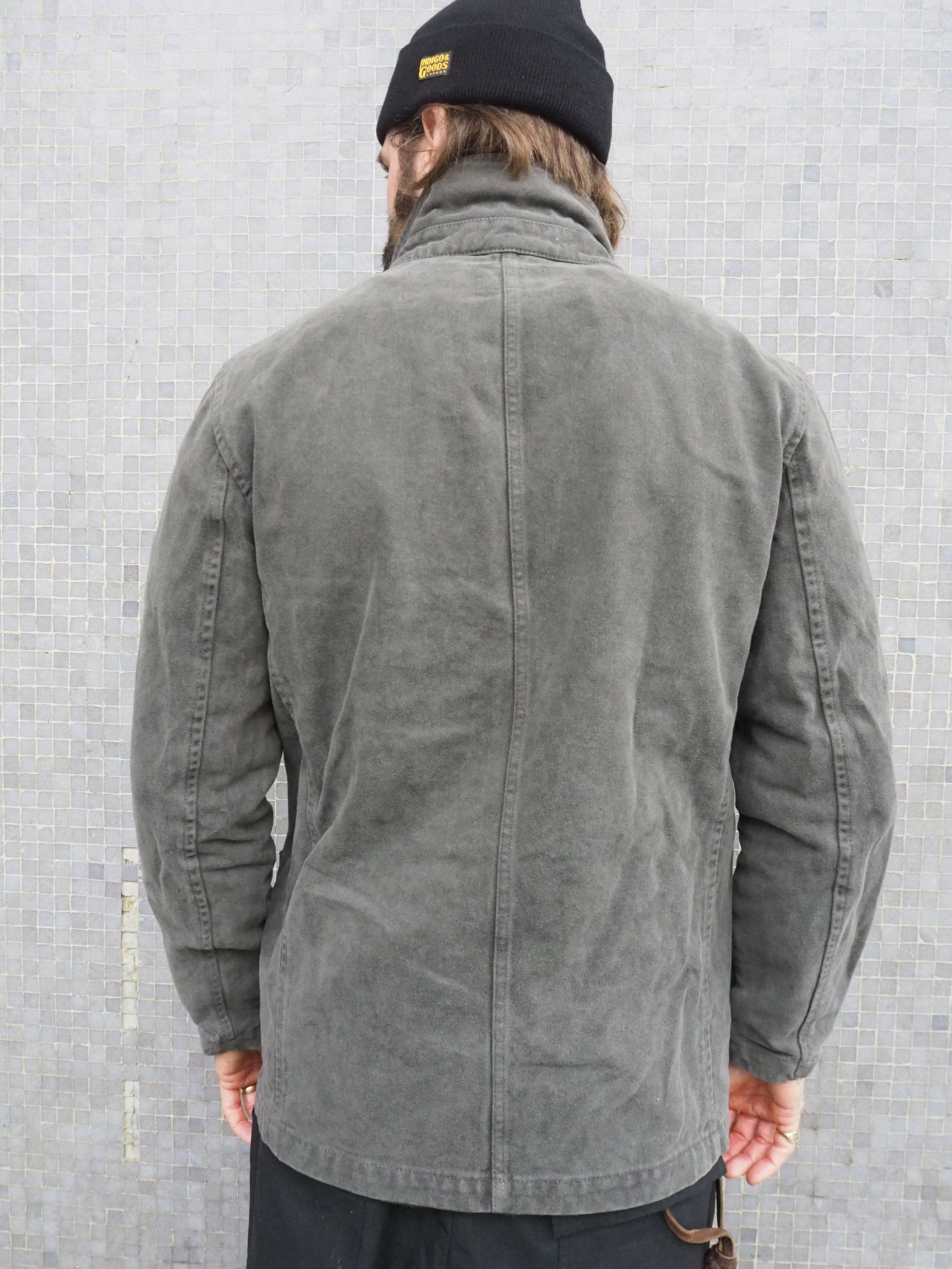 English Worker Jacket - BOX FIT - Washed Charcoal