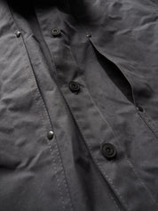 English Terrace Overshirt - HEAVY WEATHERED COTTON - Slate Grey