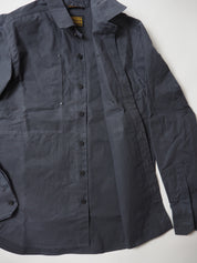 English Terrace Overshirt - HEAVY WEATHERED COTTON - Slate Grey