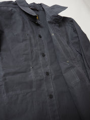 English Terrace Overshirt - HEAVY WEATHERED COTTON - Slate Grey
