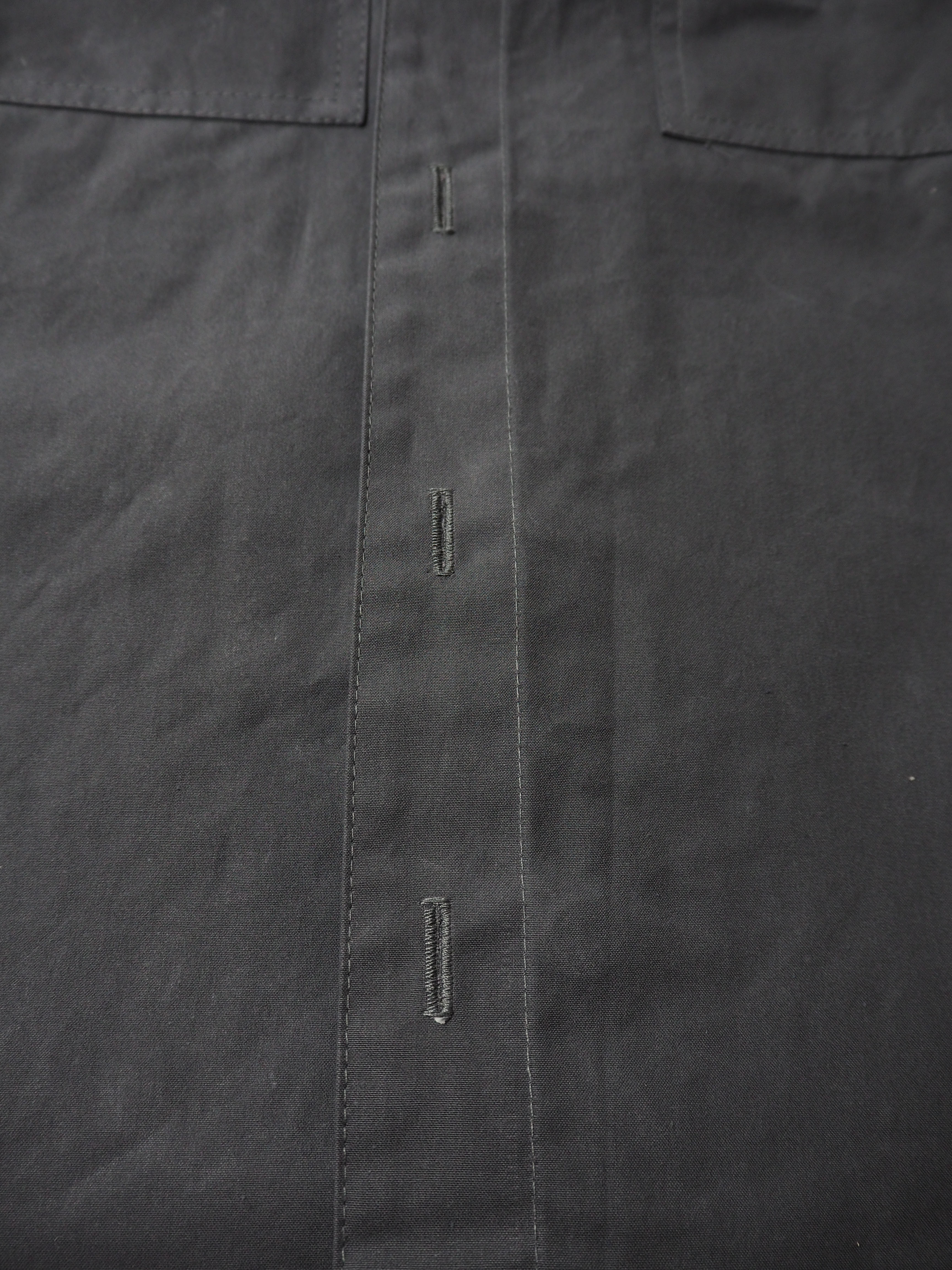 English Terrace Overshirt - HEAVY WEATHERED COTTON - Slate Grey