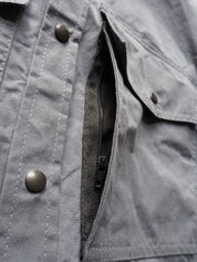 Turbo Shirt Jacket - Heavy Weathered Cotton - Slate Grey