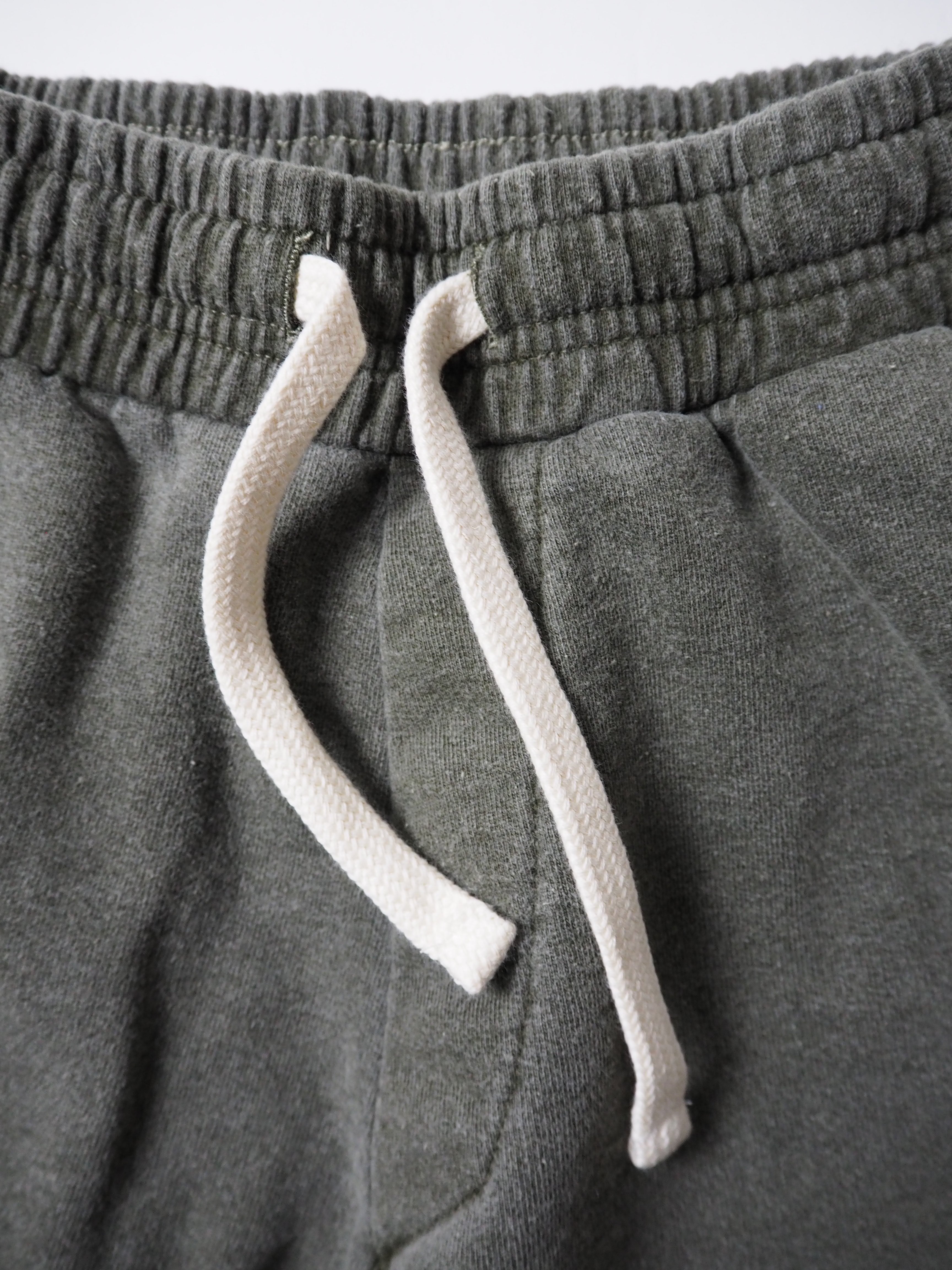 Zip Shorts - Washed Olive