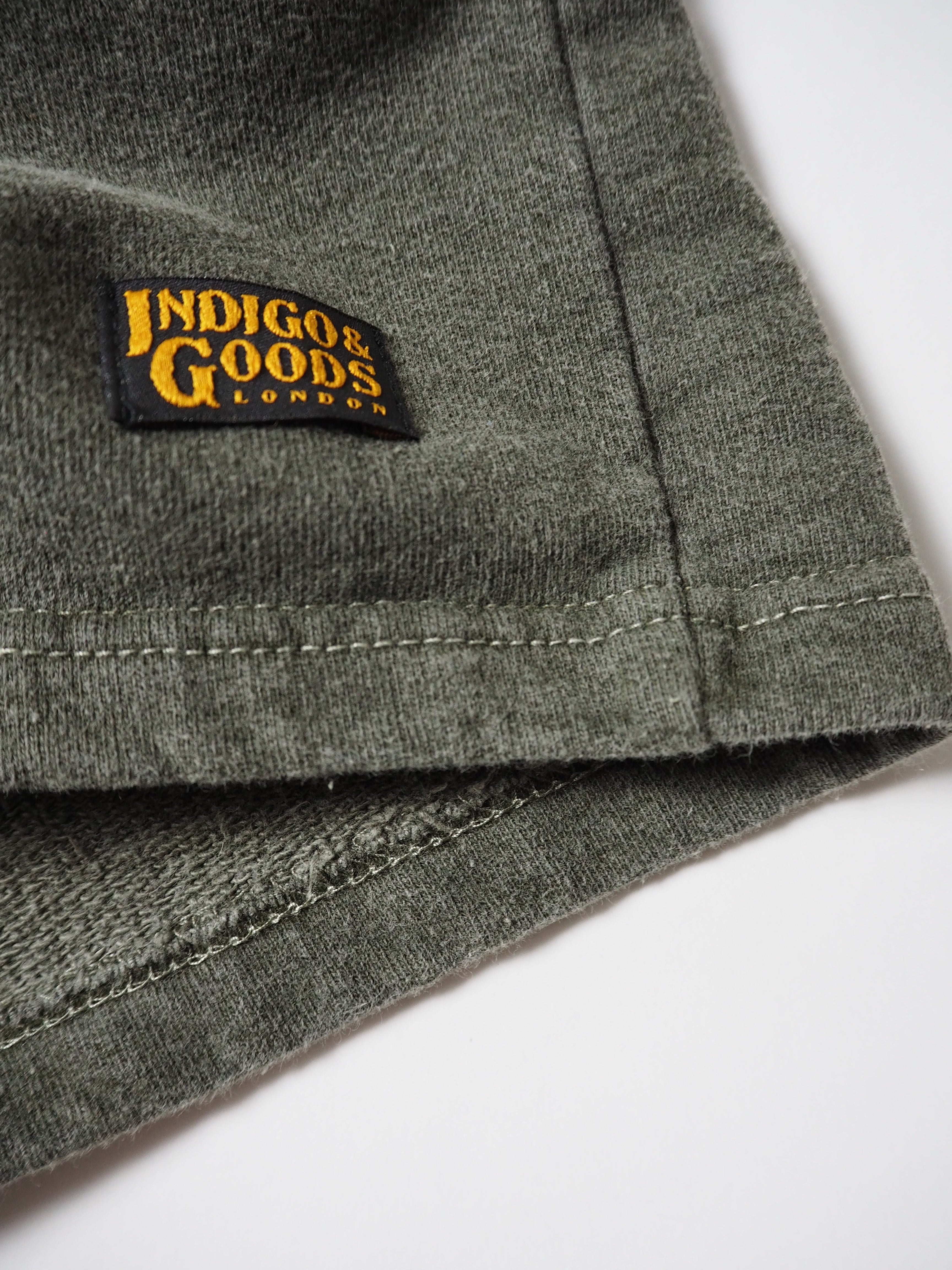 Zip Shorts - Washed Olive