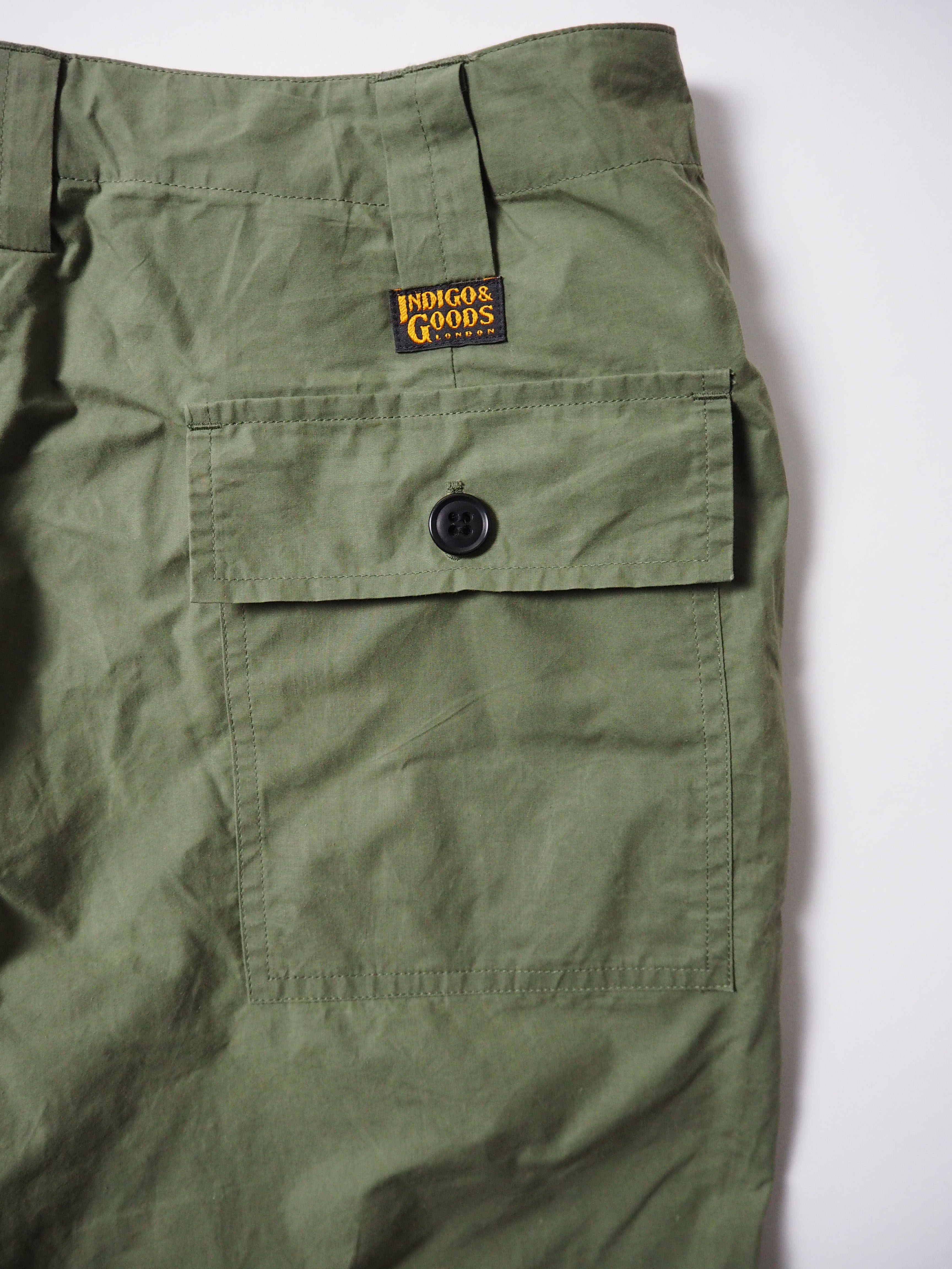 Loose Fatigue - Jungle Green Weathered Cotton