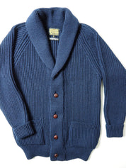 Shawl Collar Cardigan - Navy