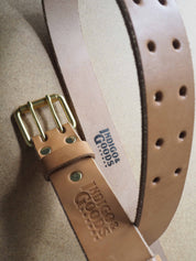 LIFETIME LEATHER BELT - OAK BARK TANNED