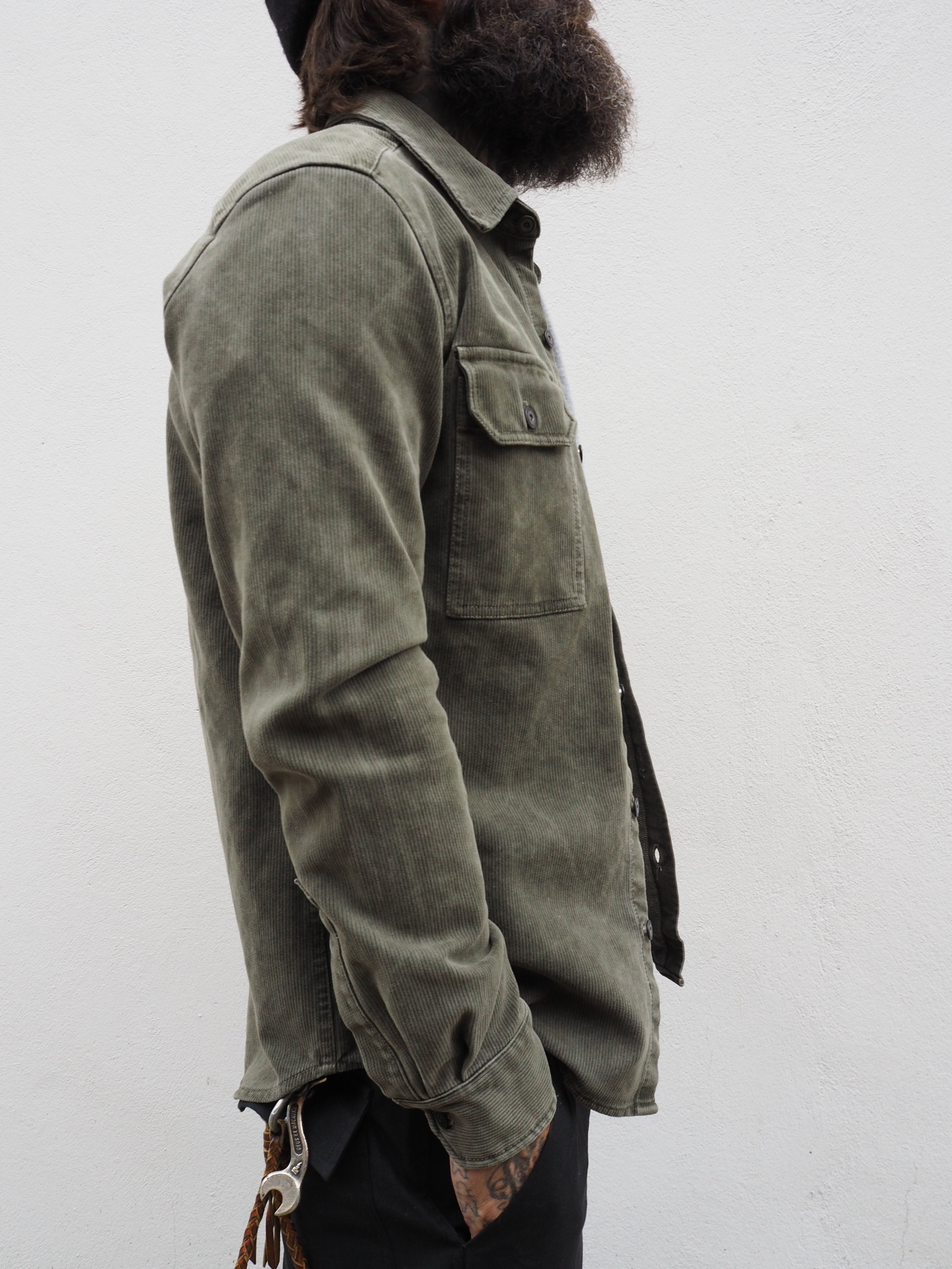 Assault Overshirt- Vintage Dye Olive