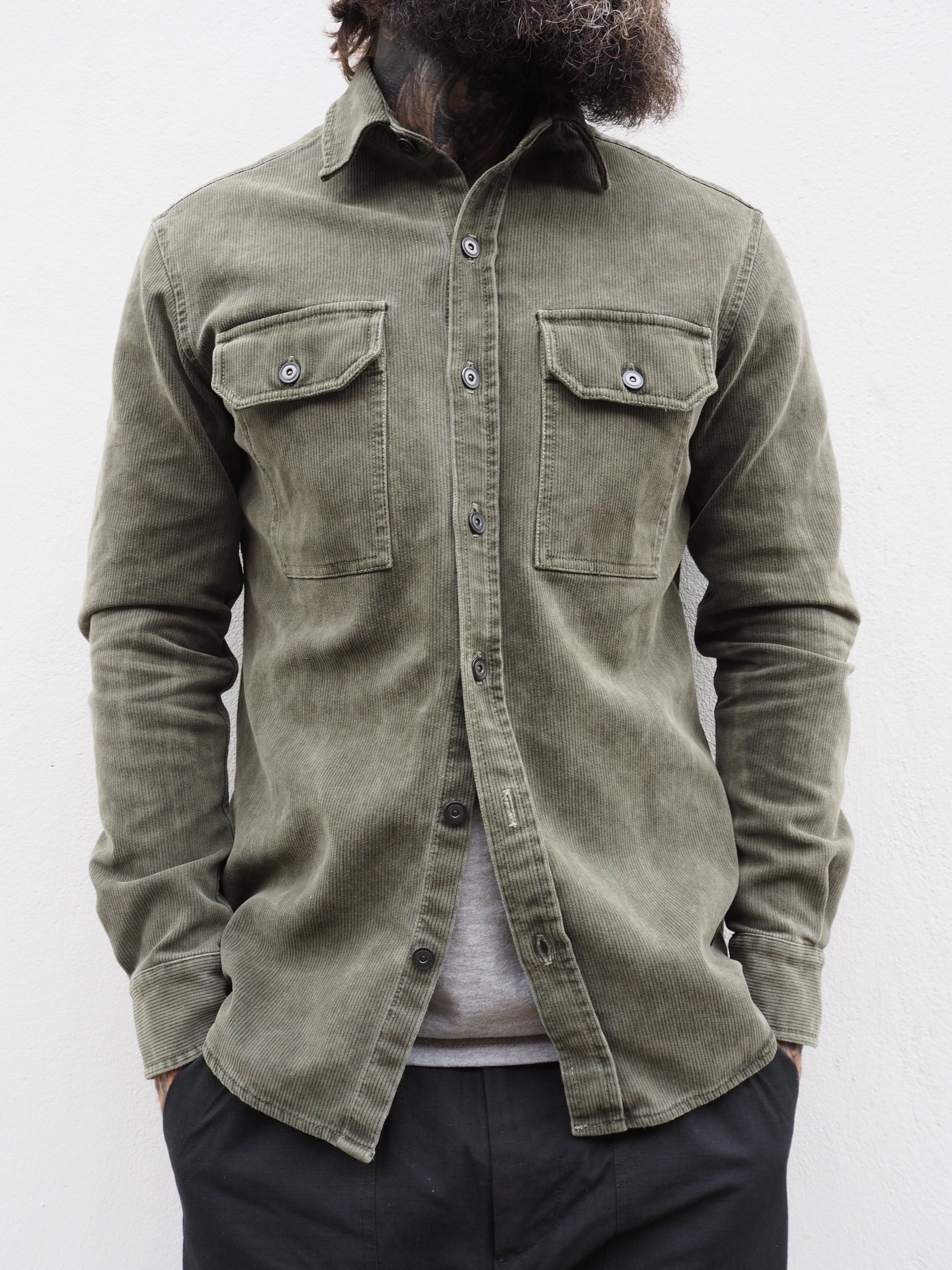 Assault Overshirt- Vintage Dye Olive