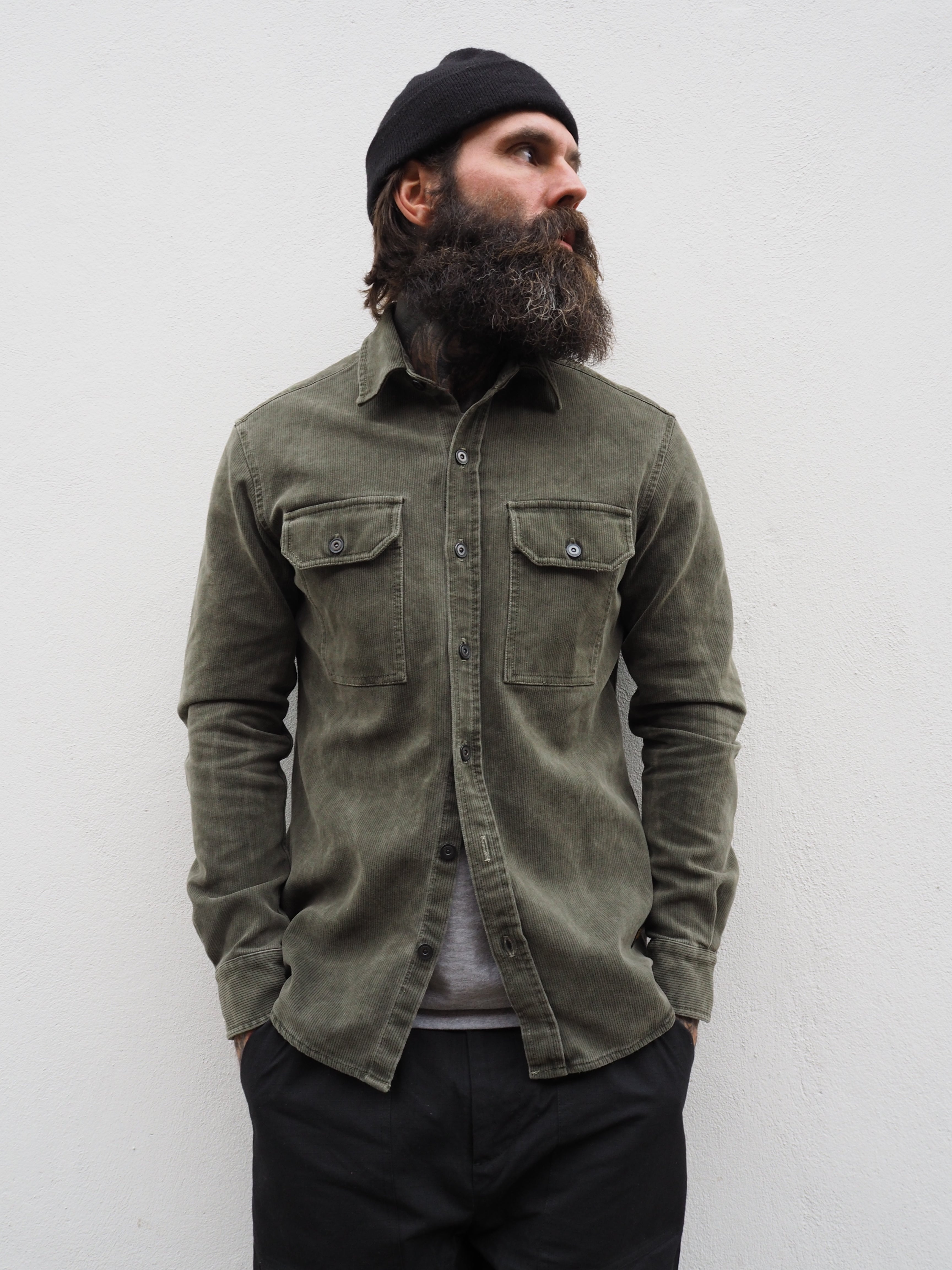 Assault Overshirt- Vintage Dye Olive