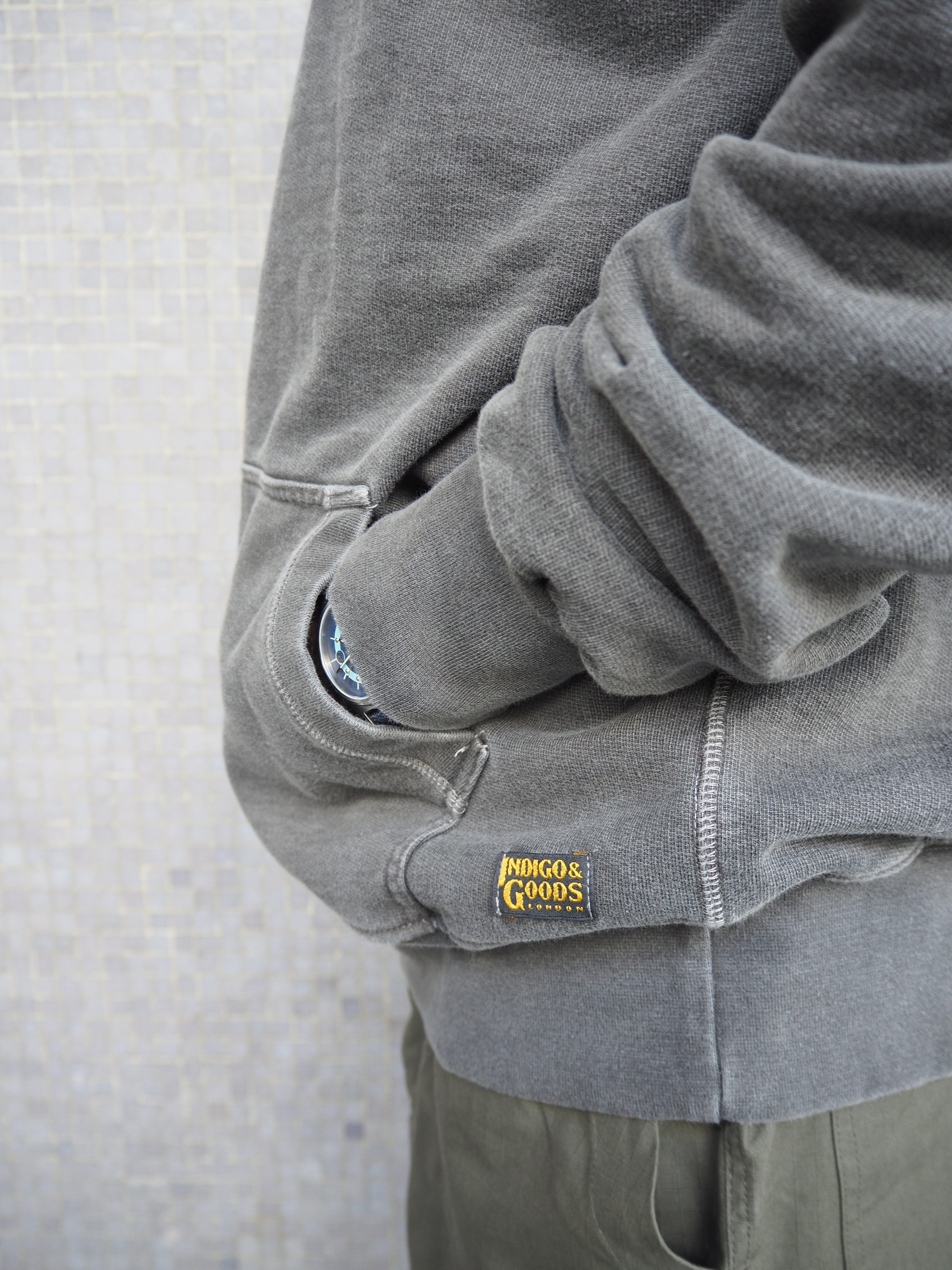 English Hoody - Washed Charcoal